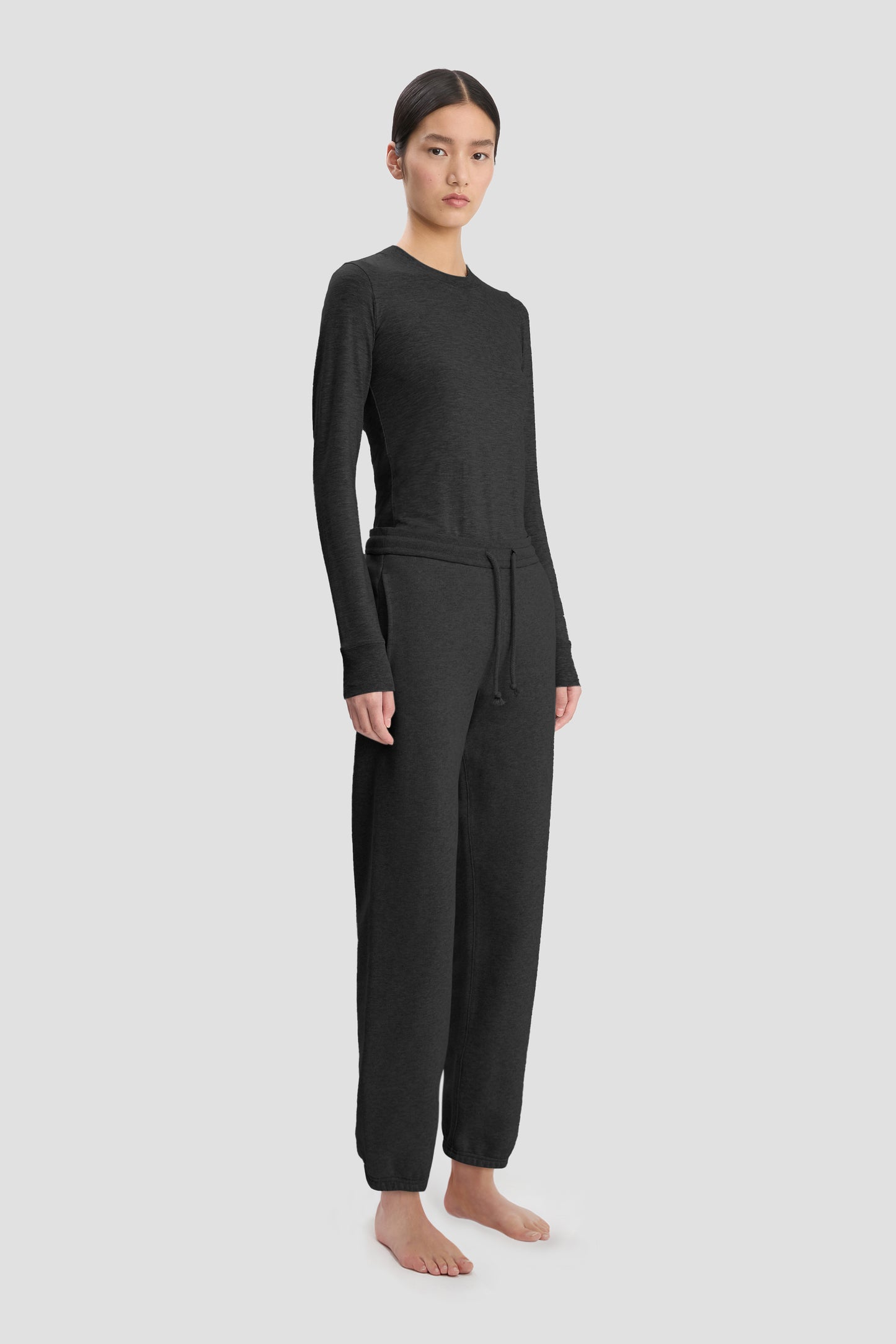 Long Sleeve T-Shirt In Black