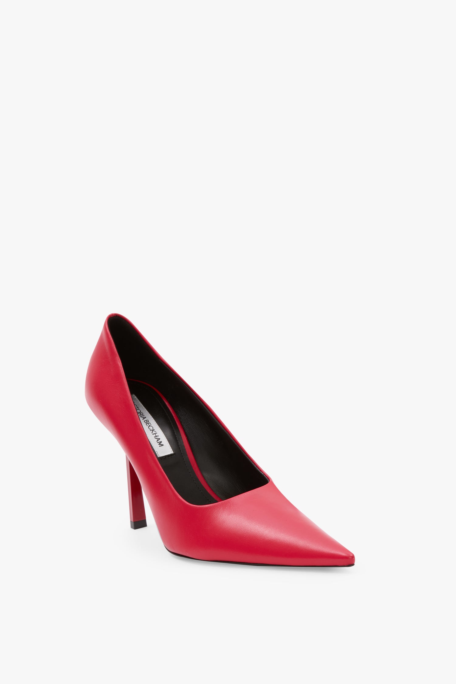 Victoria Stiletto Pump 100 In Red Leather