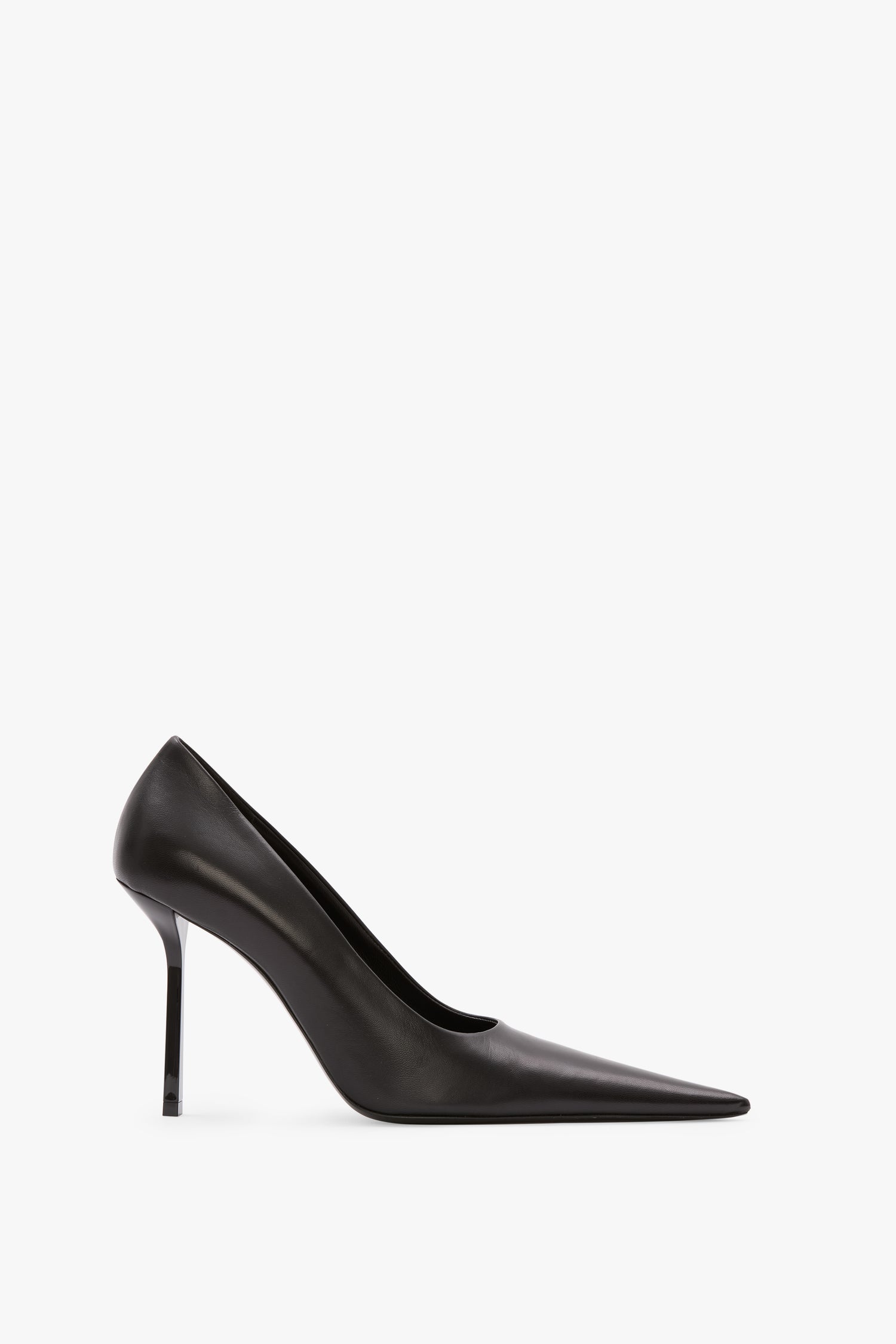 Victoria Stiletto Pump 100 In Black Leather