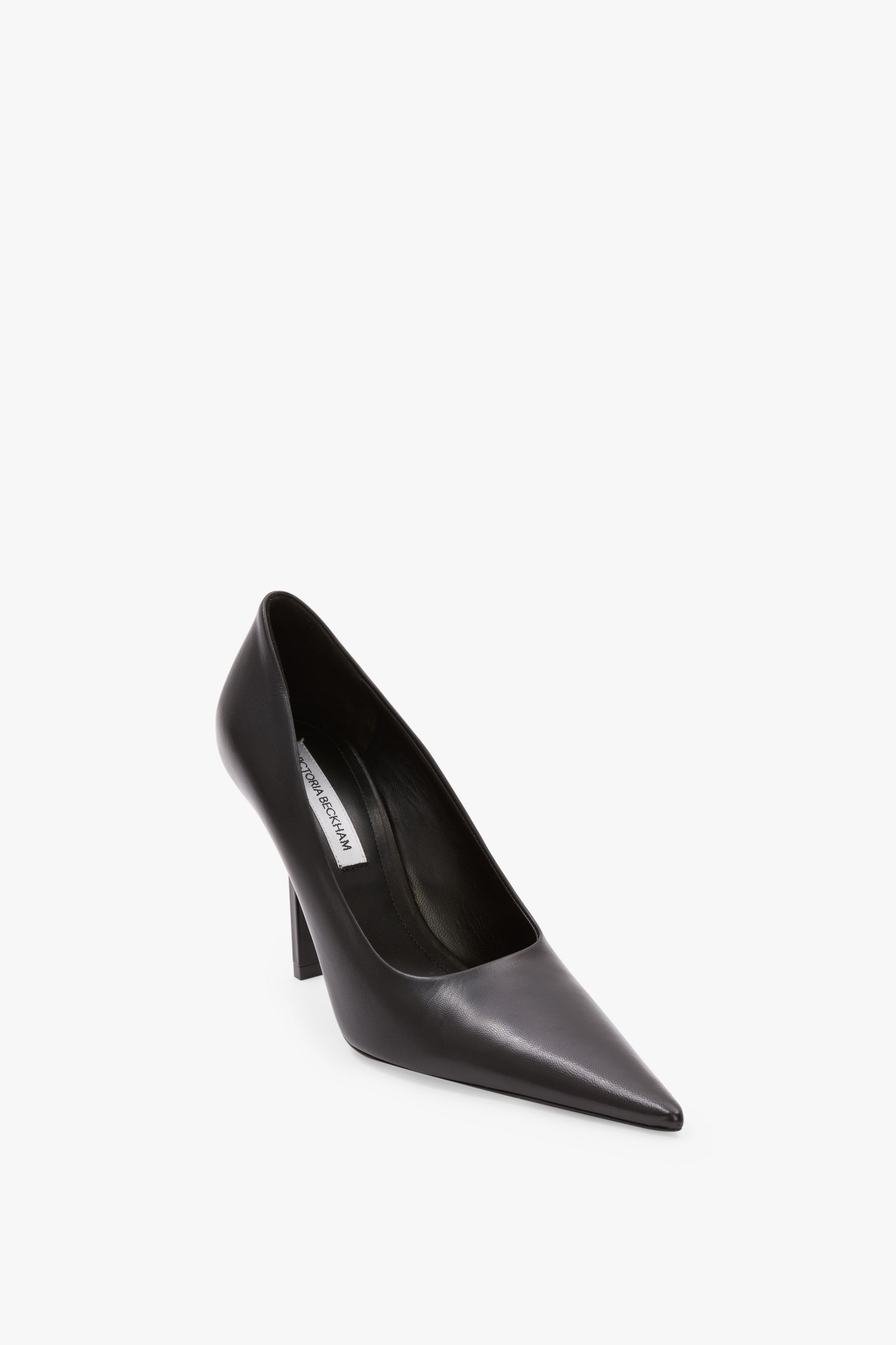 Victoria Stiletto Pump 100 In Black Leather
