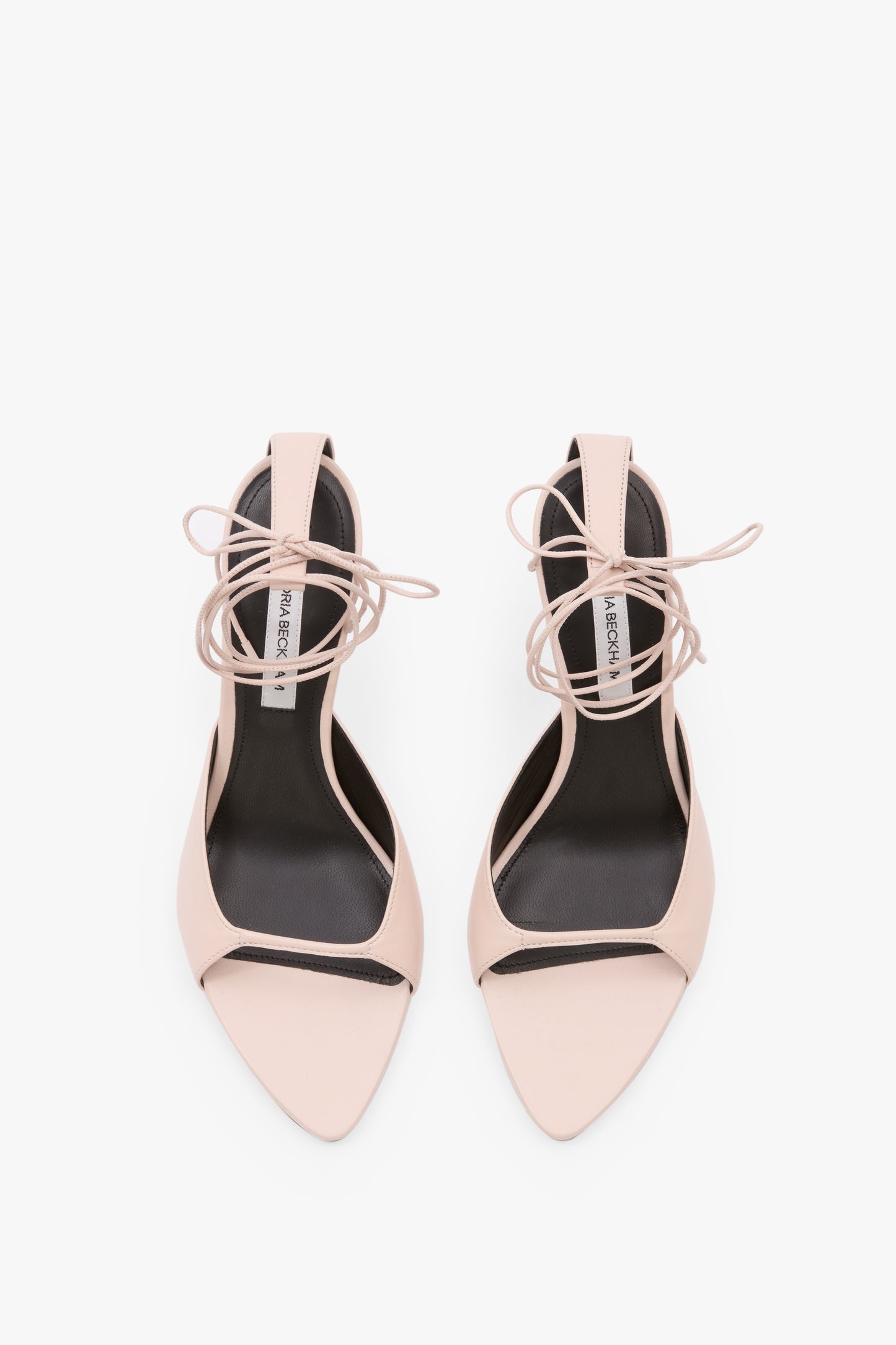 Eliza Stiletto Sandal 75 In Pale Rose Leather