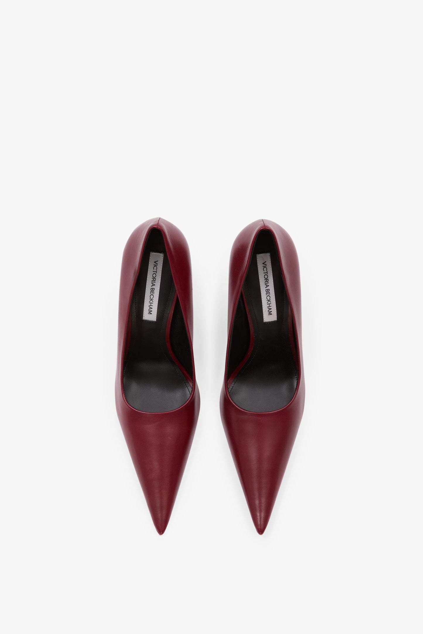 Victoria Stiletto Pump 100 In Burgundy Leather