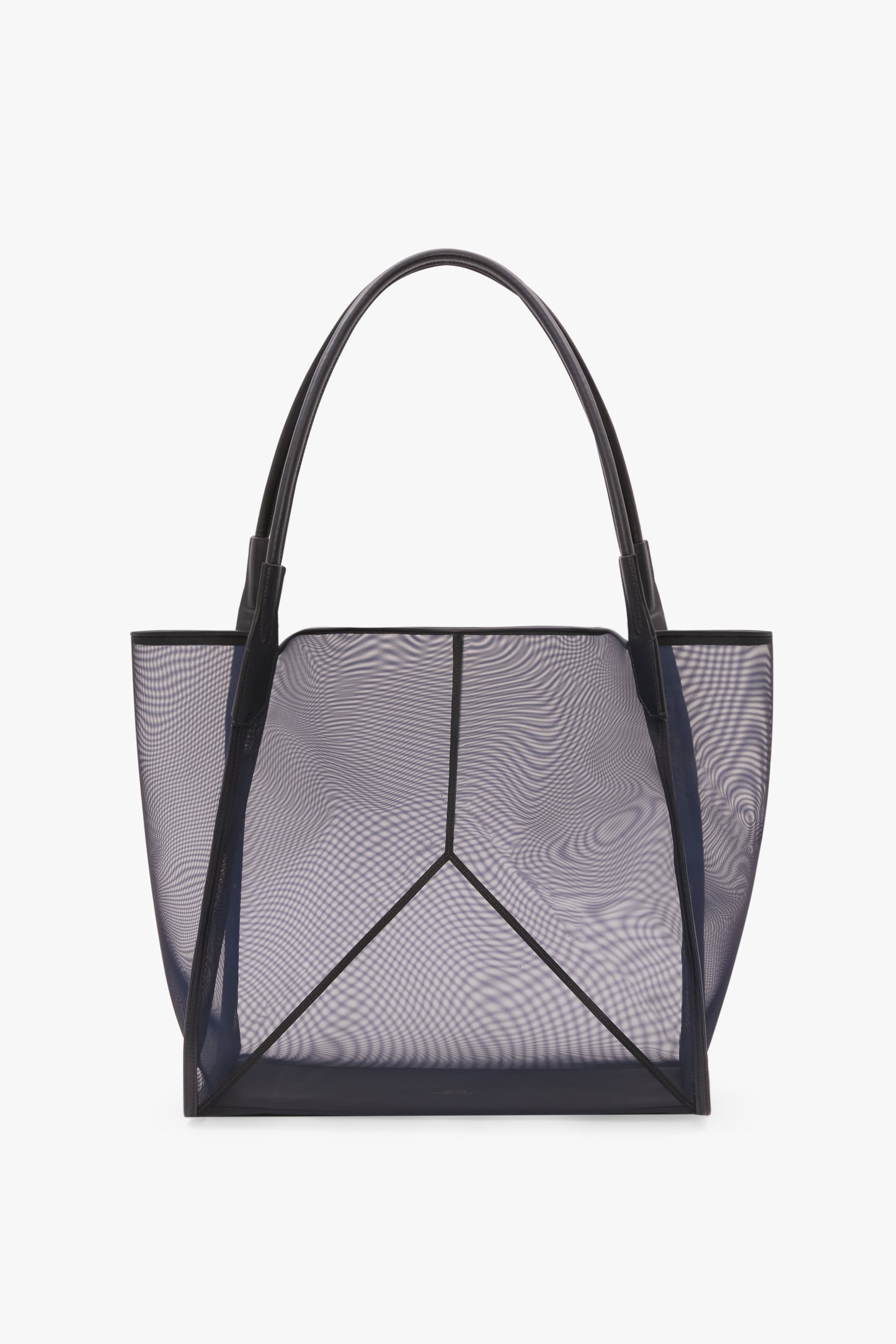 Victoria Tote Bag Large In Navy Mesh