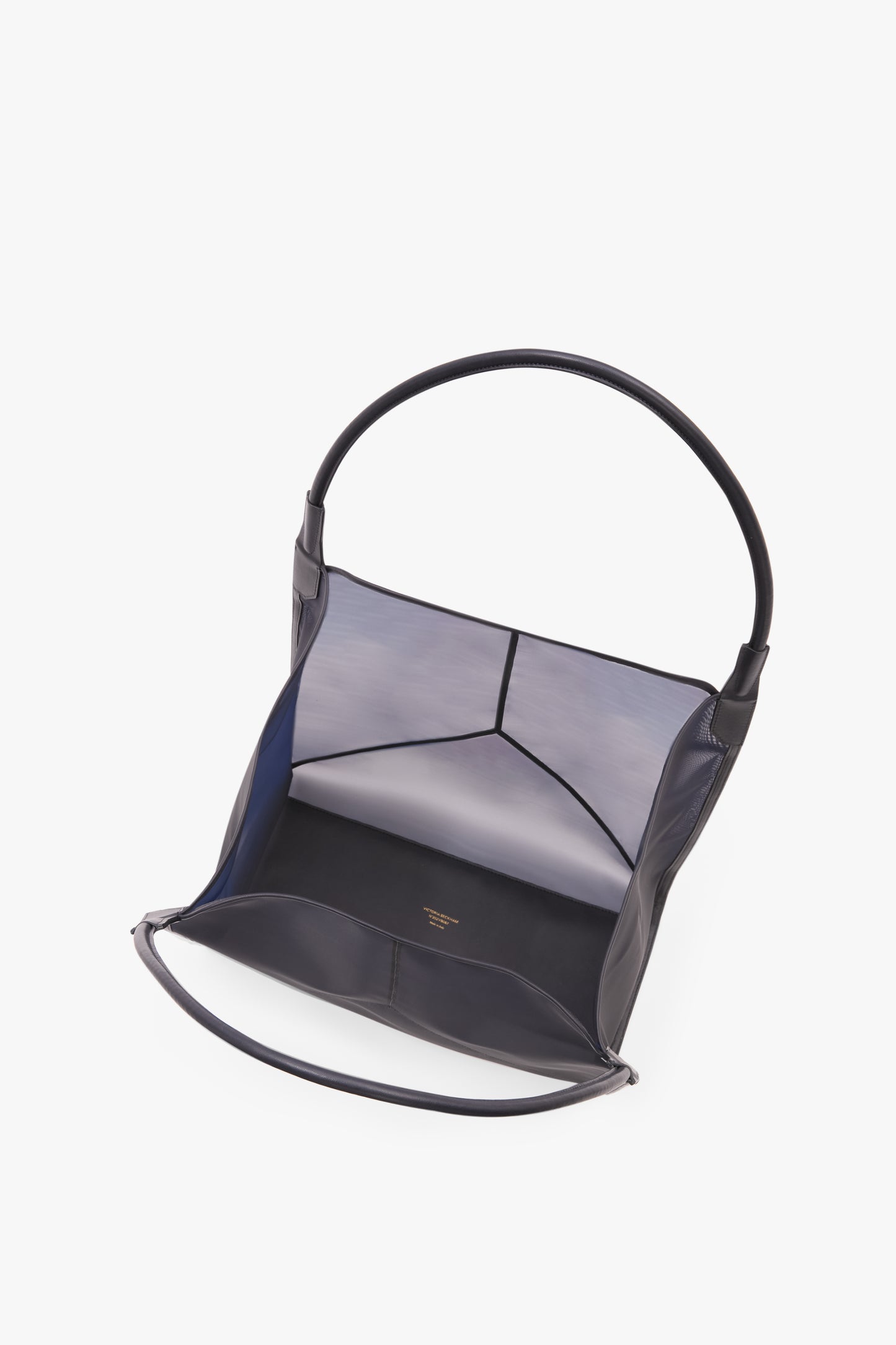 Victoria Tote Bag Large In Navy Mesh