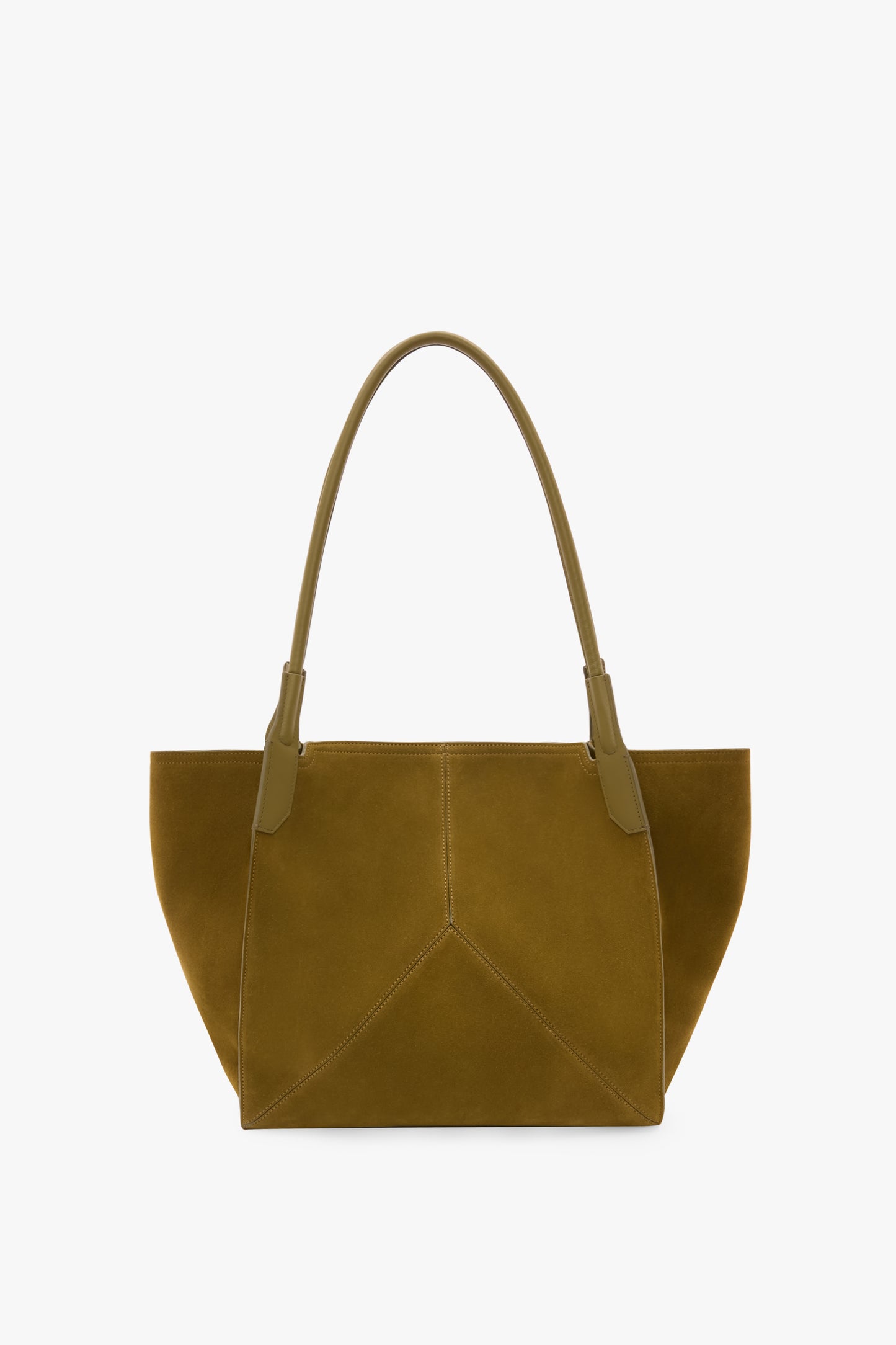Victoria Tote In Cactus Green Suede