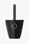 Dia Bucket Bag In Navy Leather