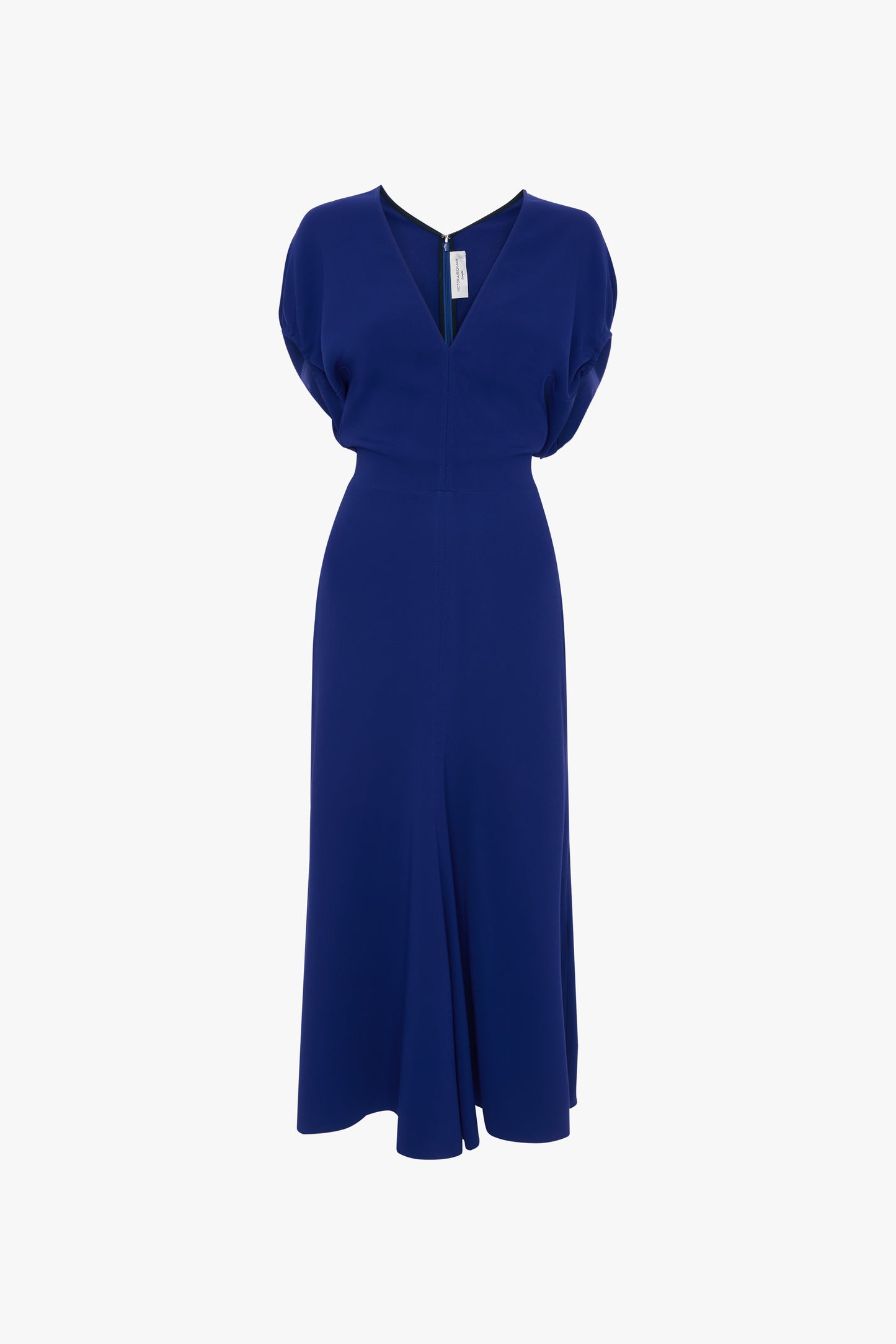 Edith Midi Dress In Bright Indigo