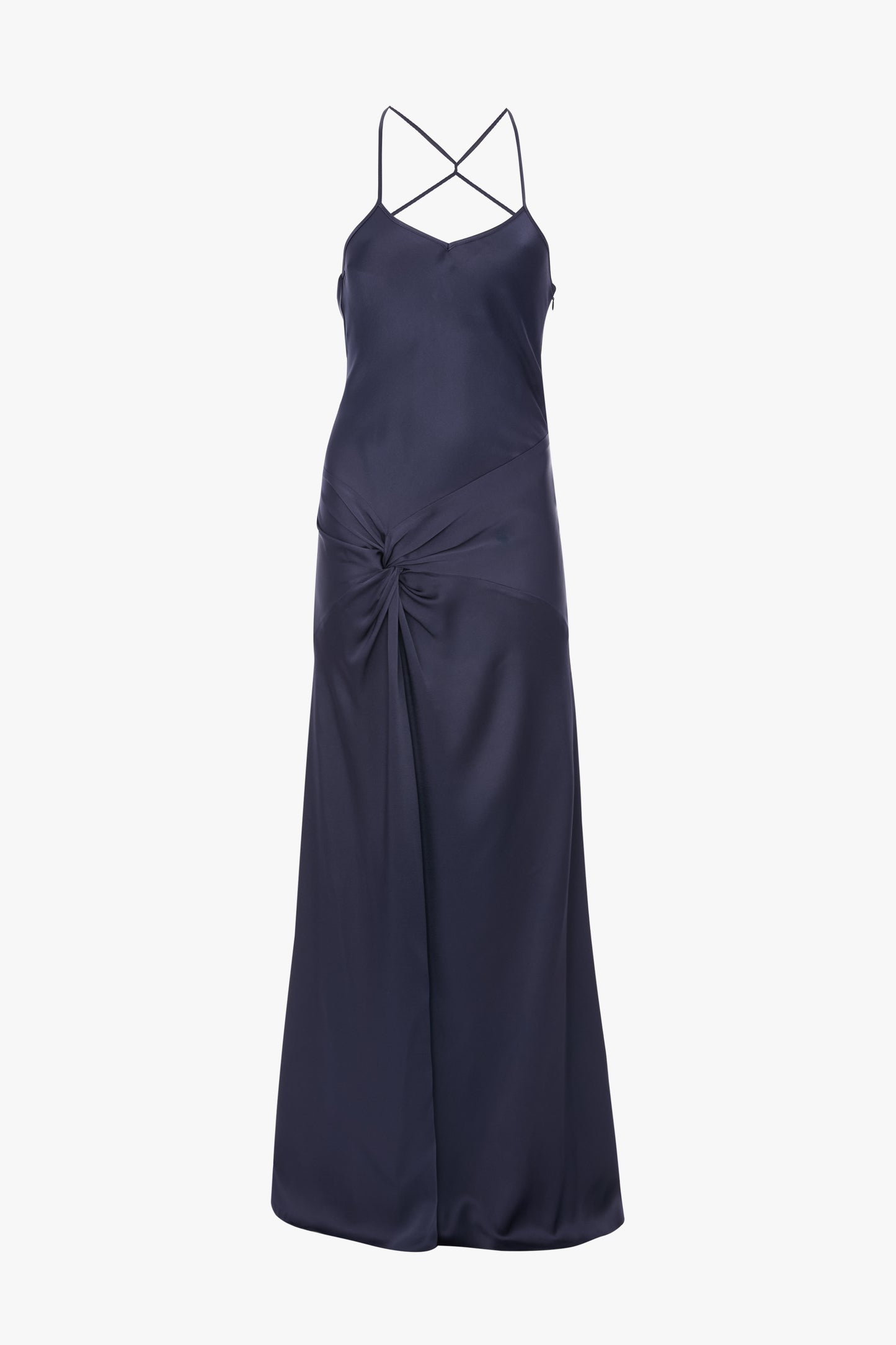Draped Cami Gown In Eclipse
