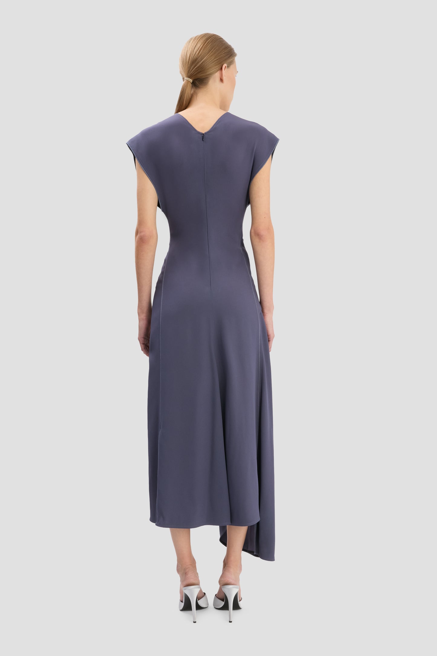 Aria Midi Dress In Eclipse