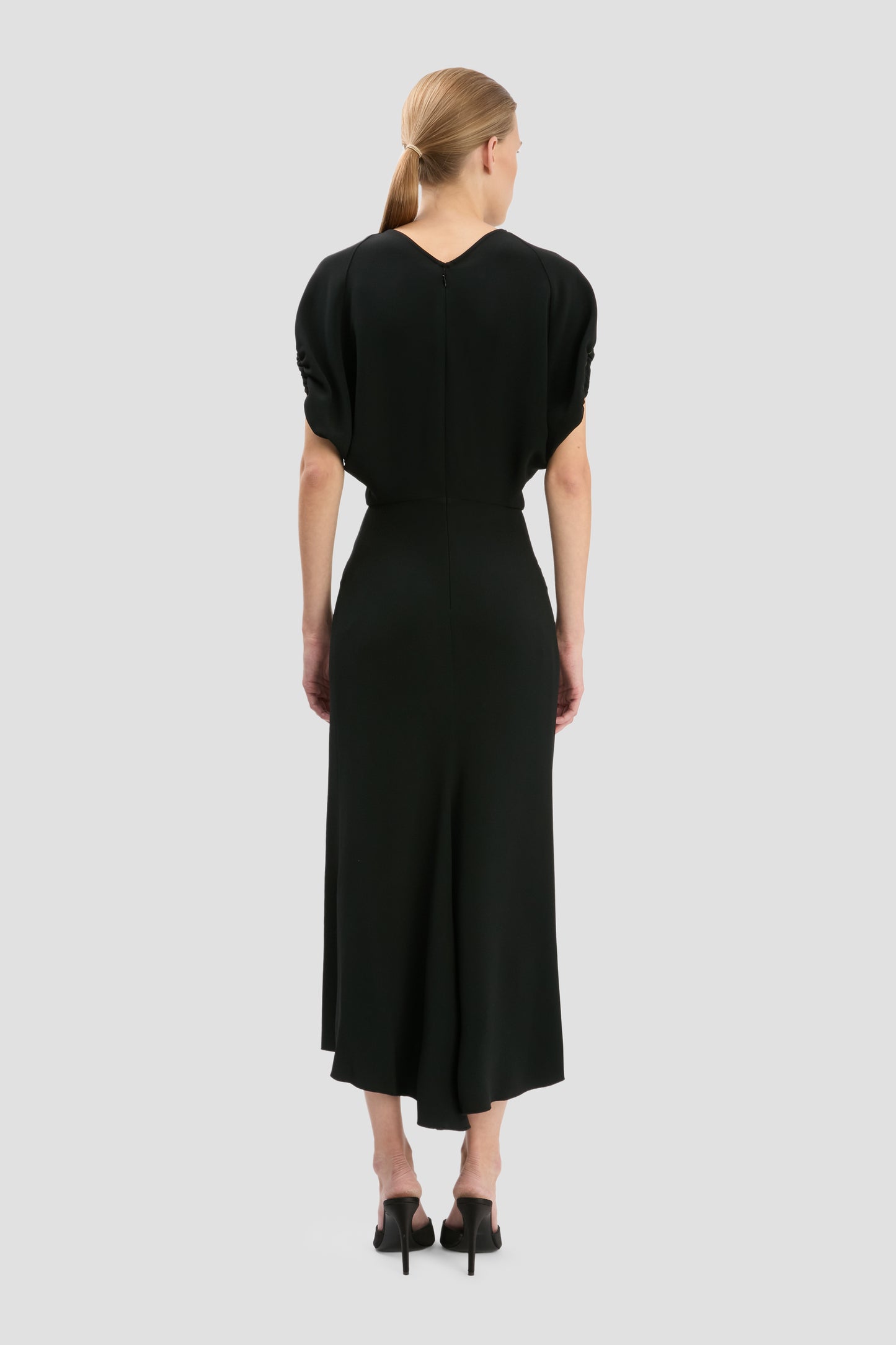 Edith Midi Dress In Black
