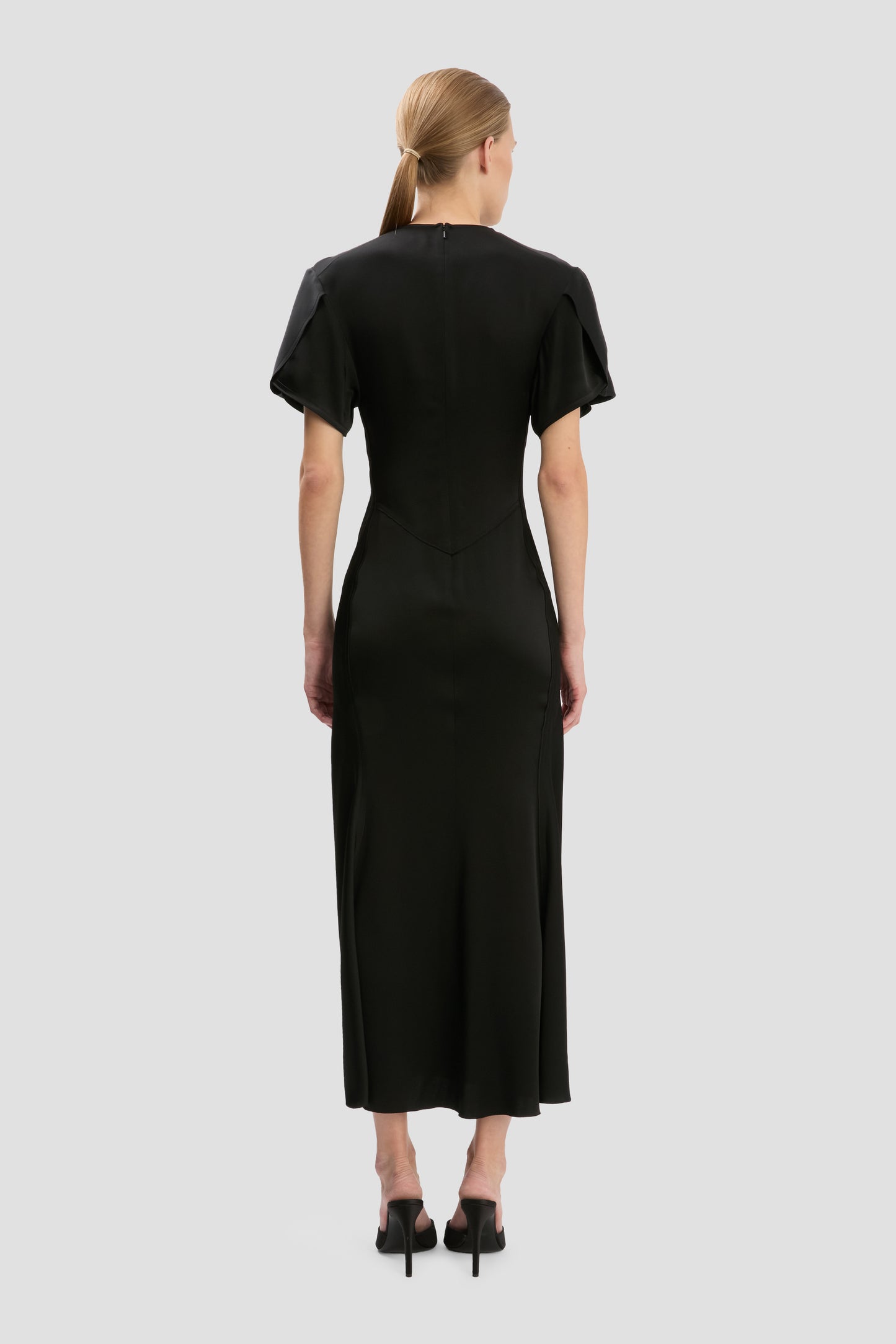 Eve Midi Dress In Black