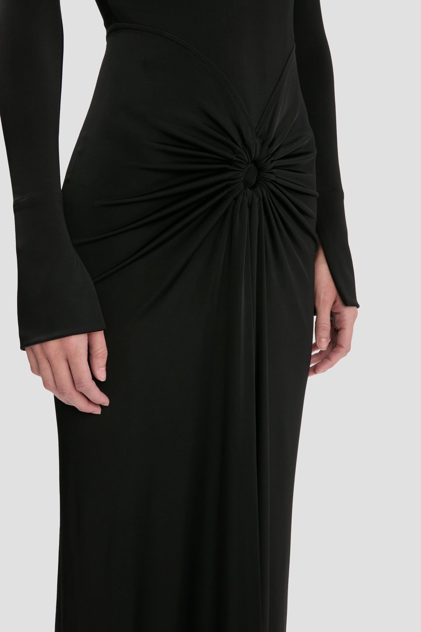 Frances Midi Dress In Black
