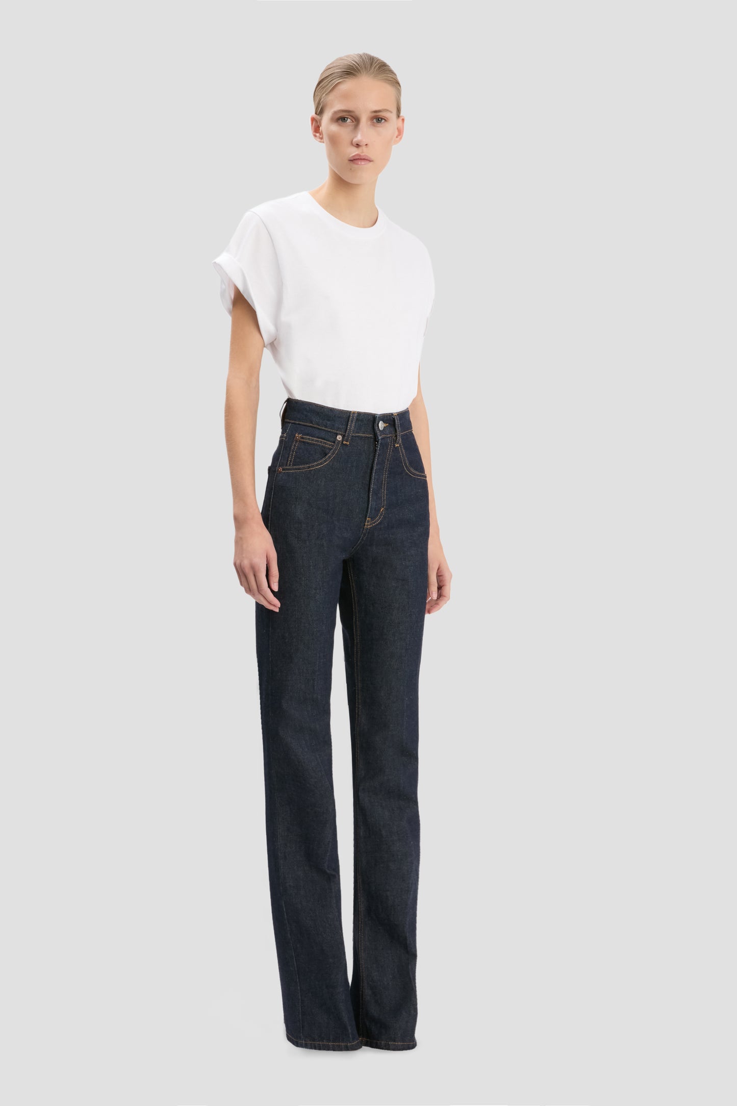 Julia Stretch Jean In Indigo Rinse
