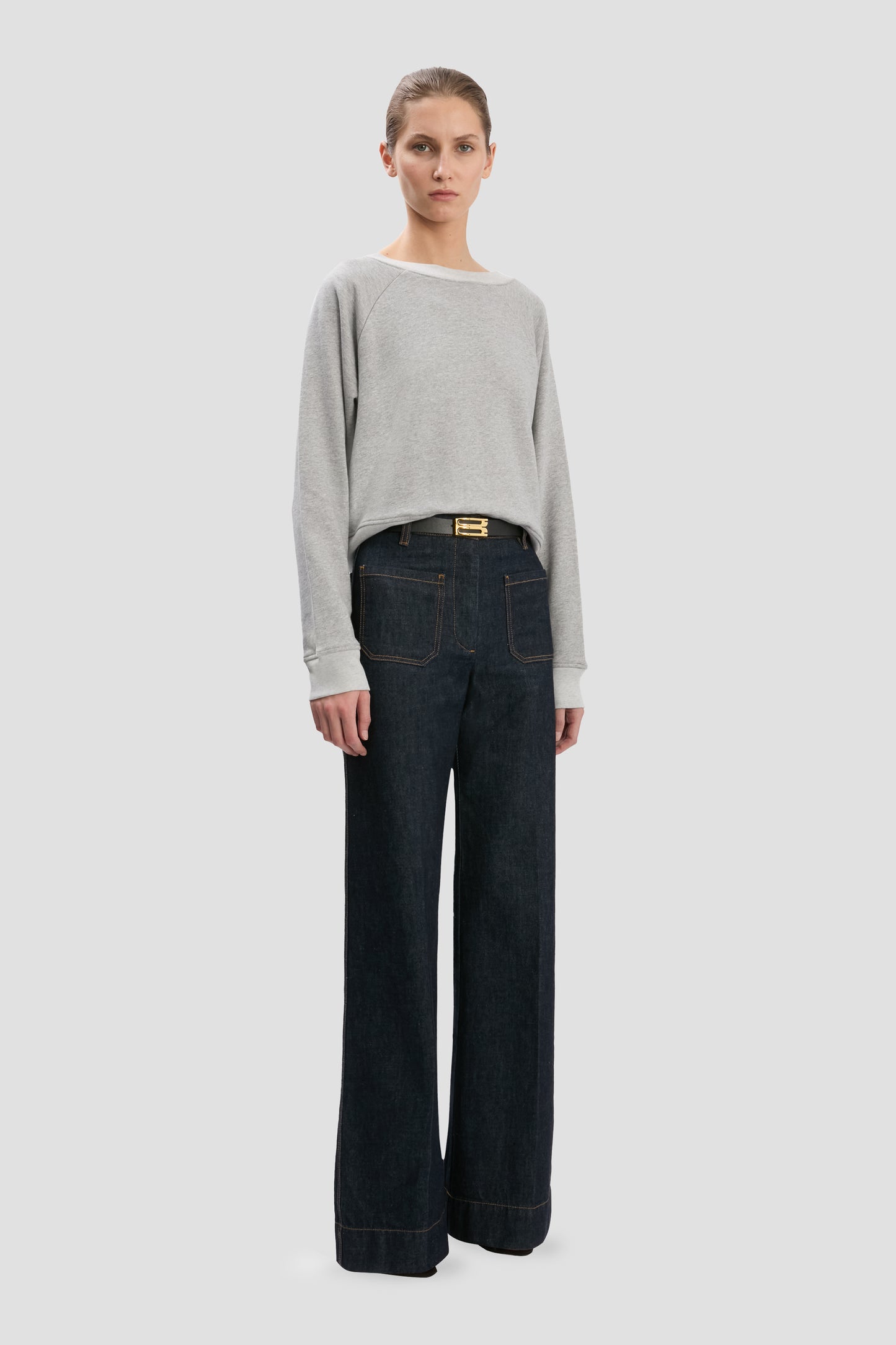 Constance Sweatshirt In Grey Marl