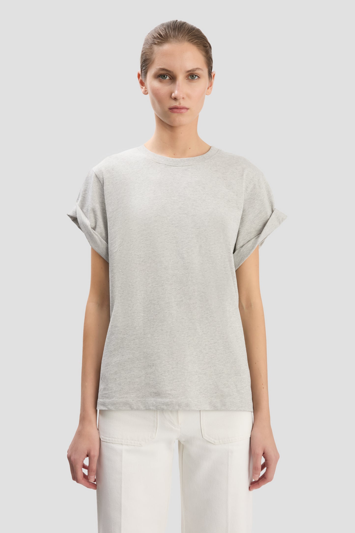 Tilly T-Shirt In Grey Marl