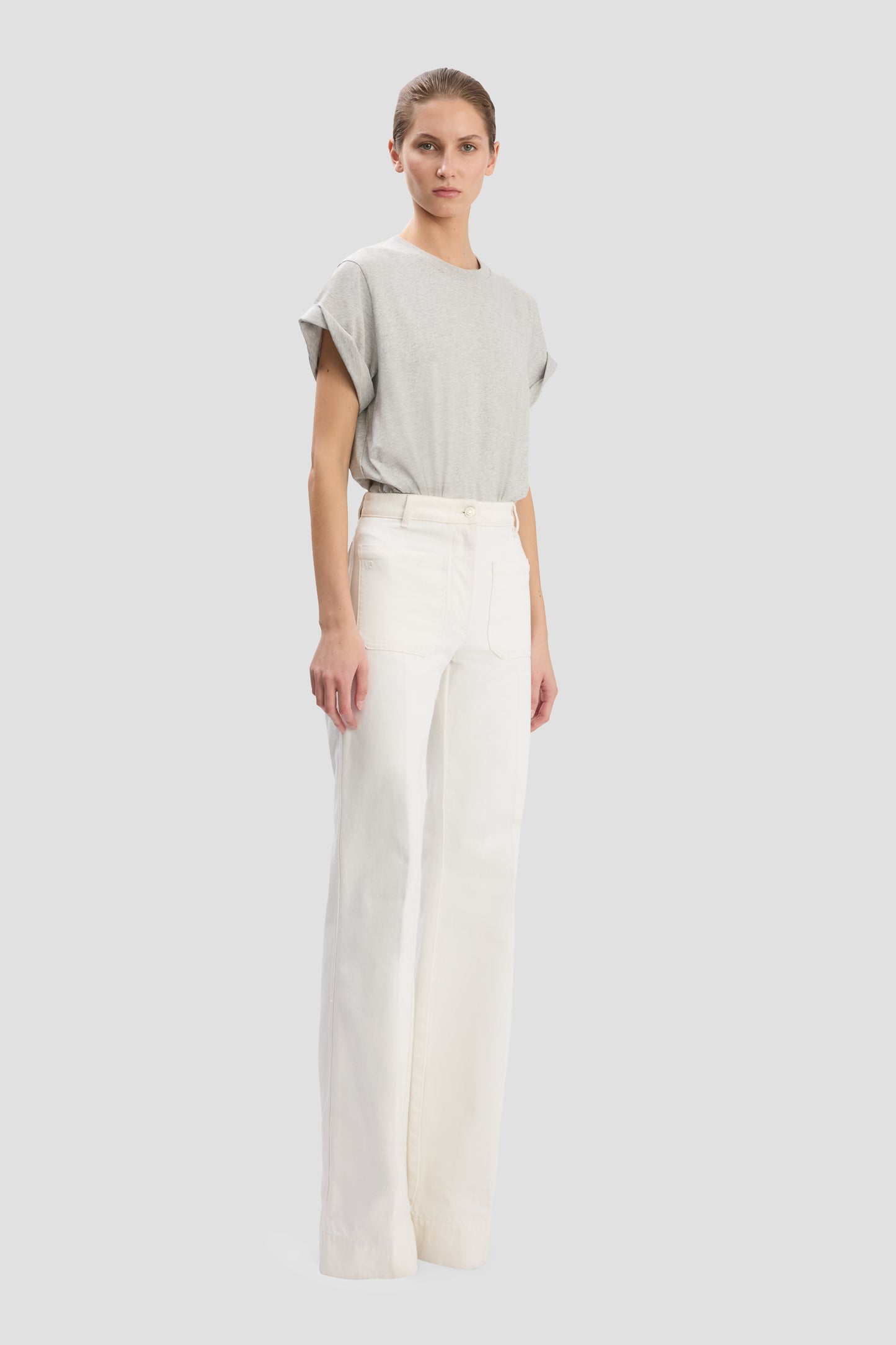 Tilly T-Shirt In Grey Marl