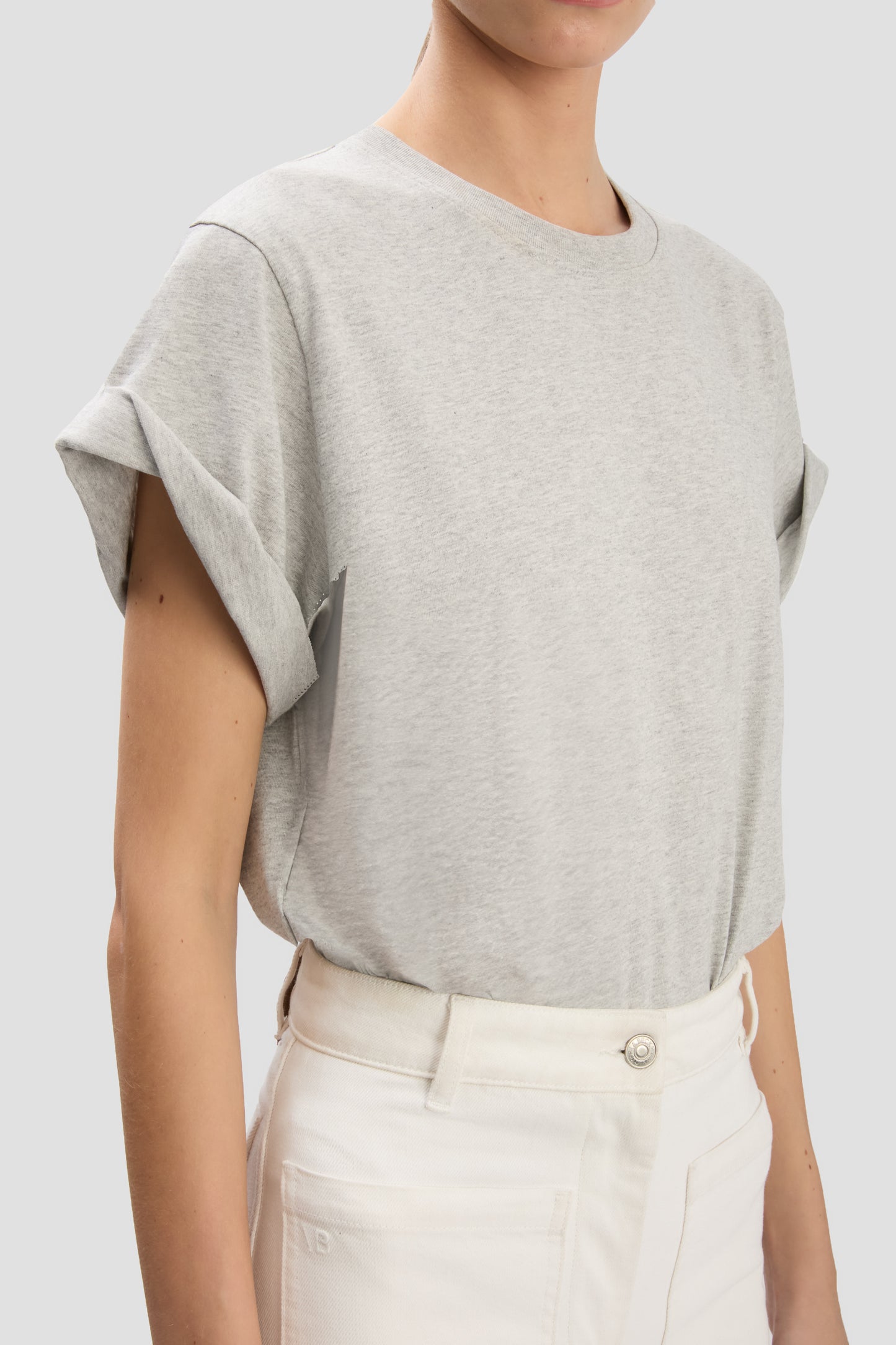 Tilly T-Shirt In Grey Marl