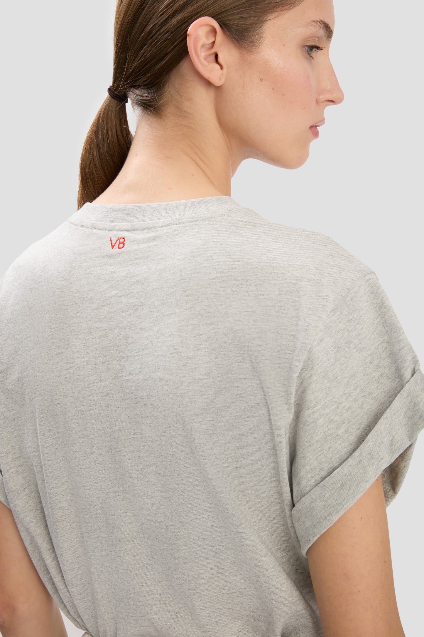 Tilly T-Shirt In Grey Marl