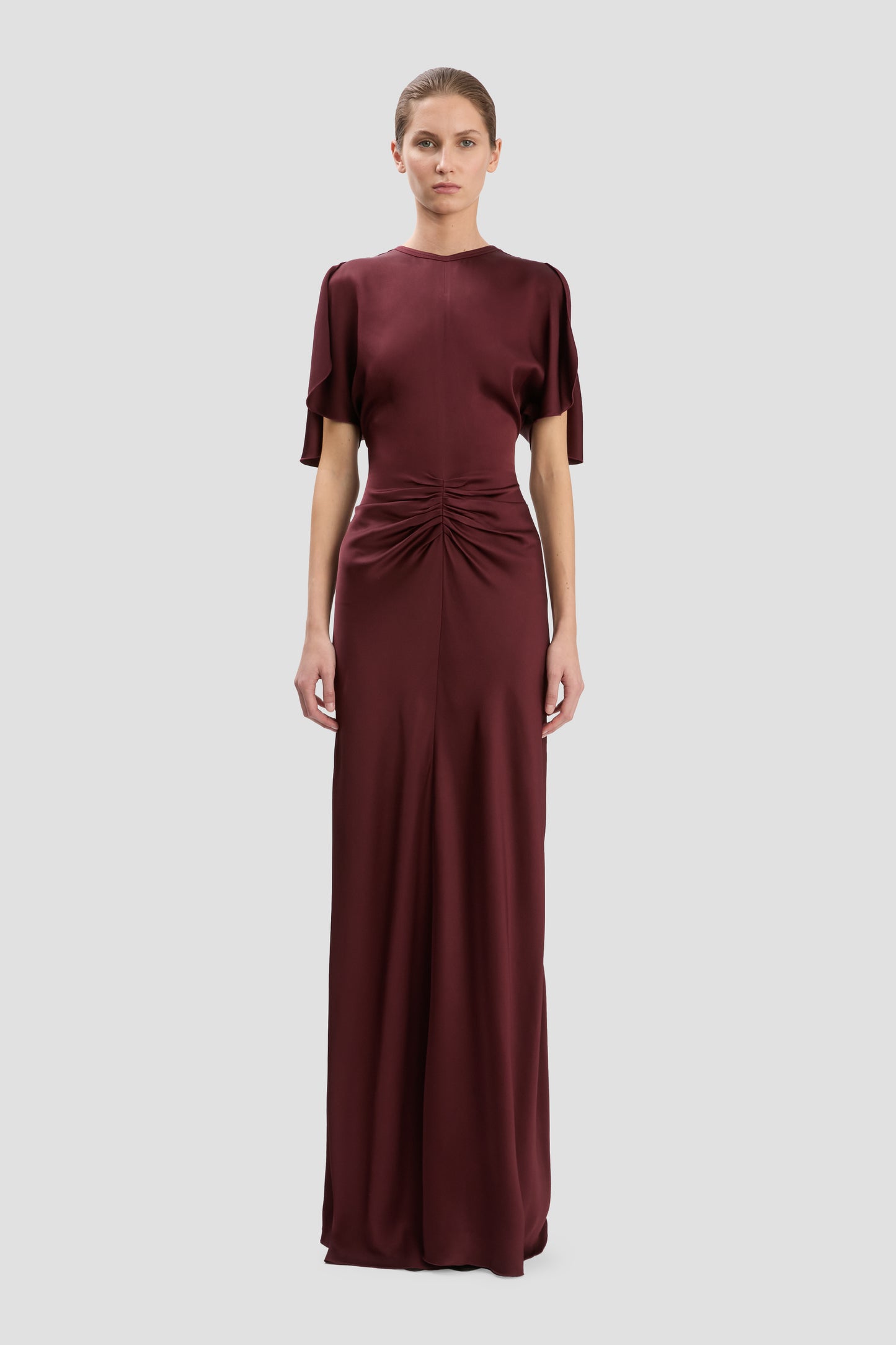 Isabella Gown In Burgundy