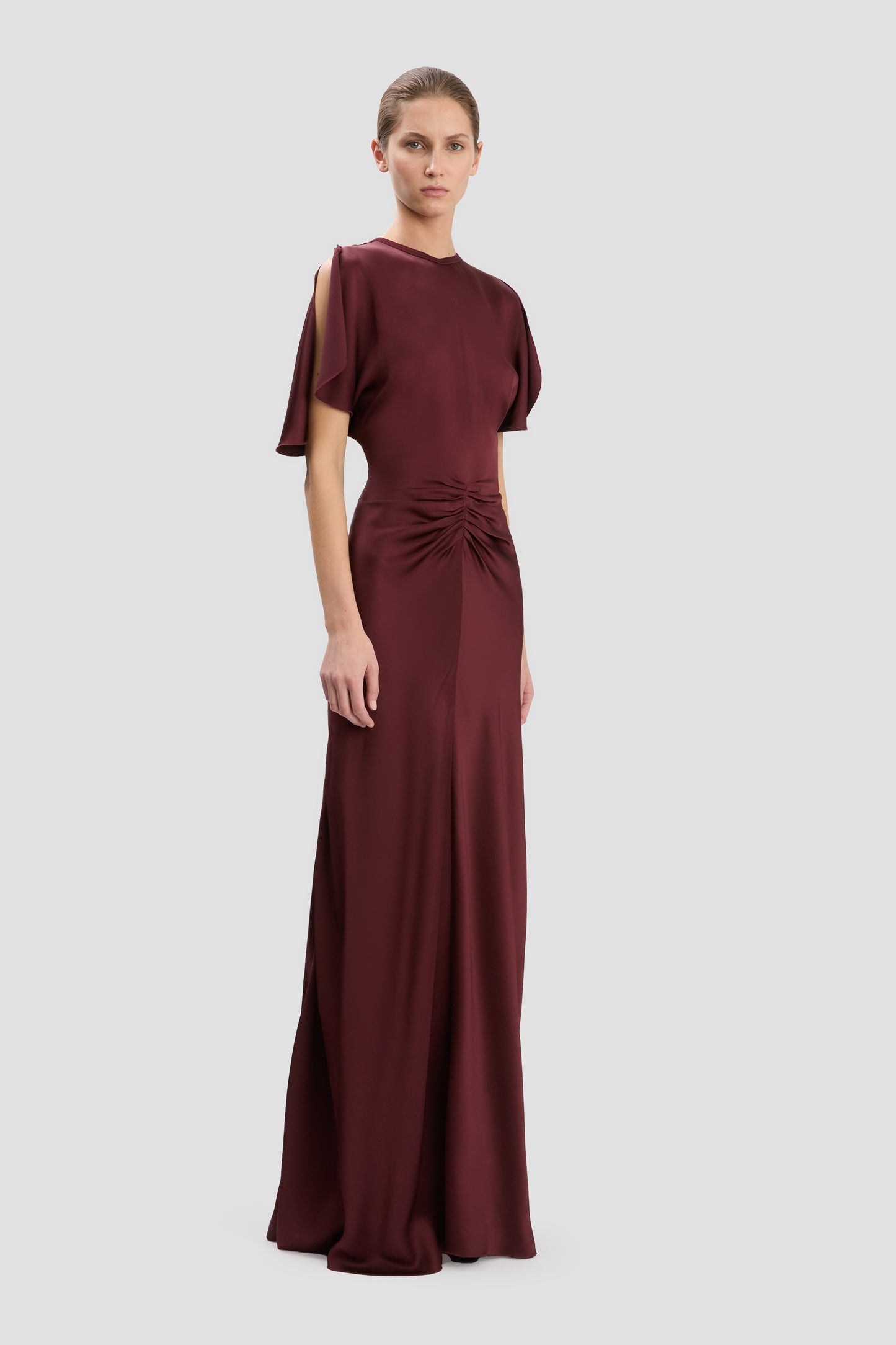 Isabella Gown In Burgundy