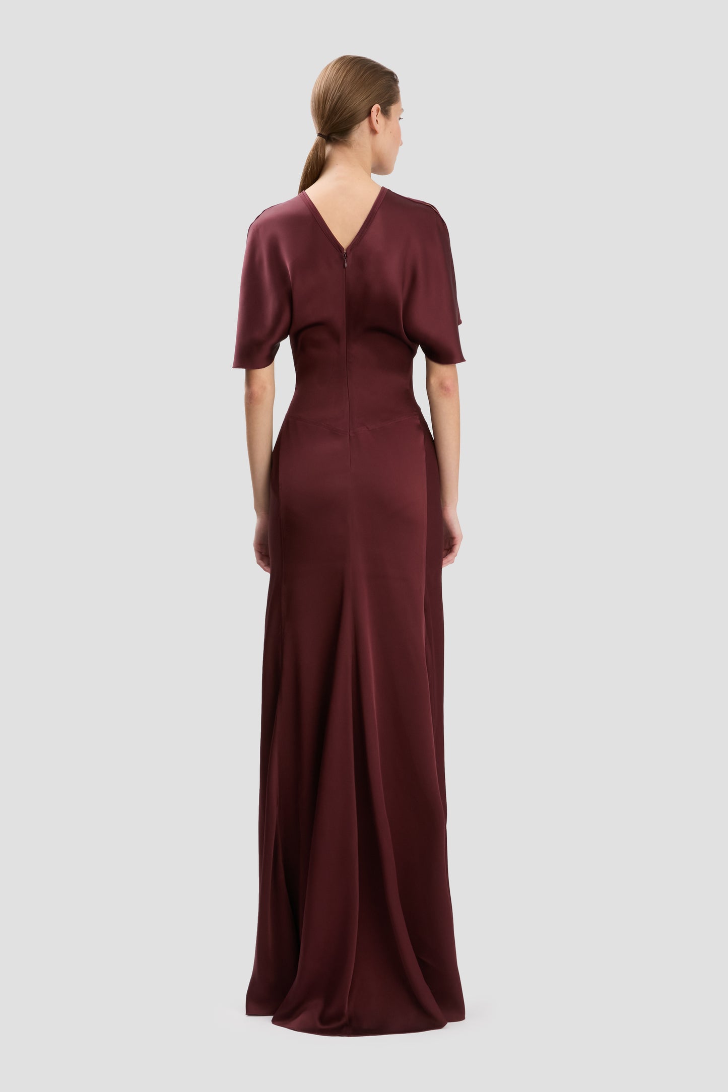Isabella Gown In Burgundy