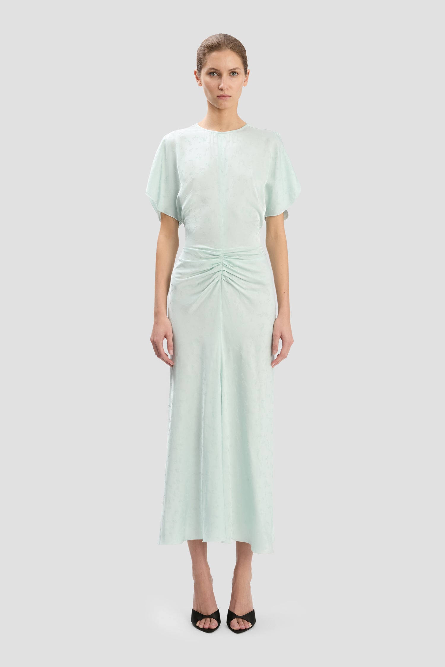 Bela Midi Dress In Aquamarine
