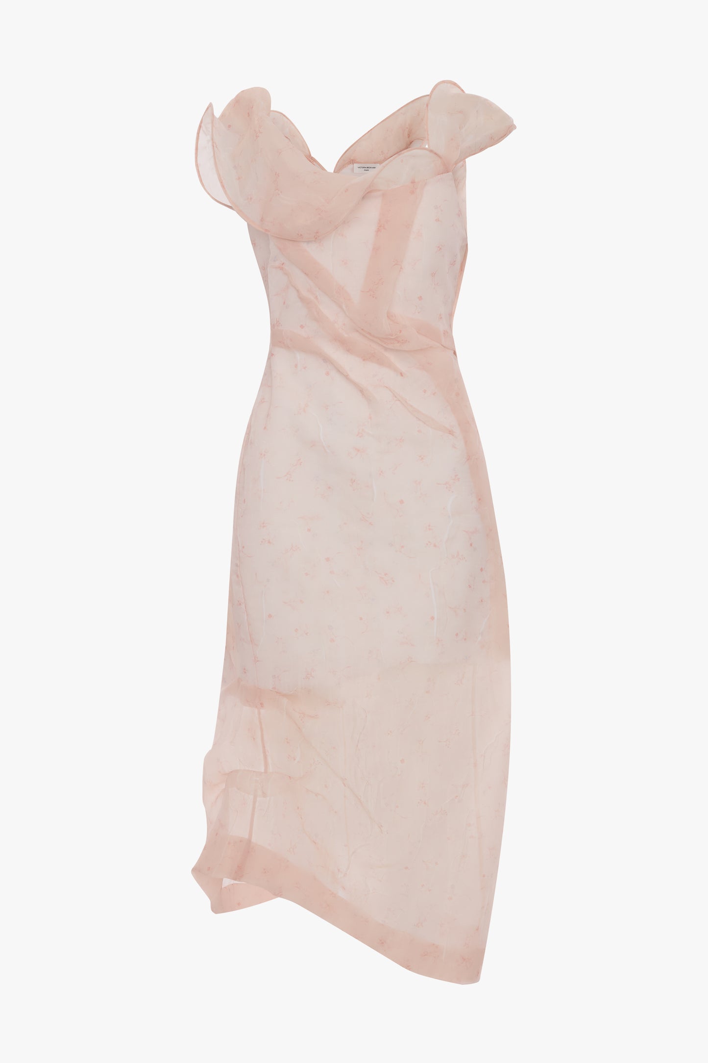 Hoop Midi Dress In Sketched Ditsy Blossom