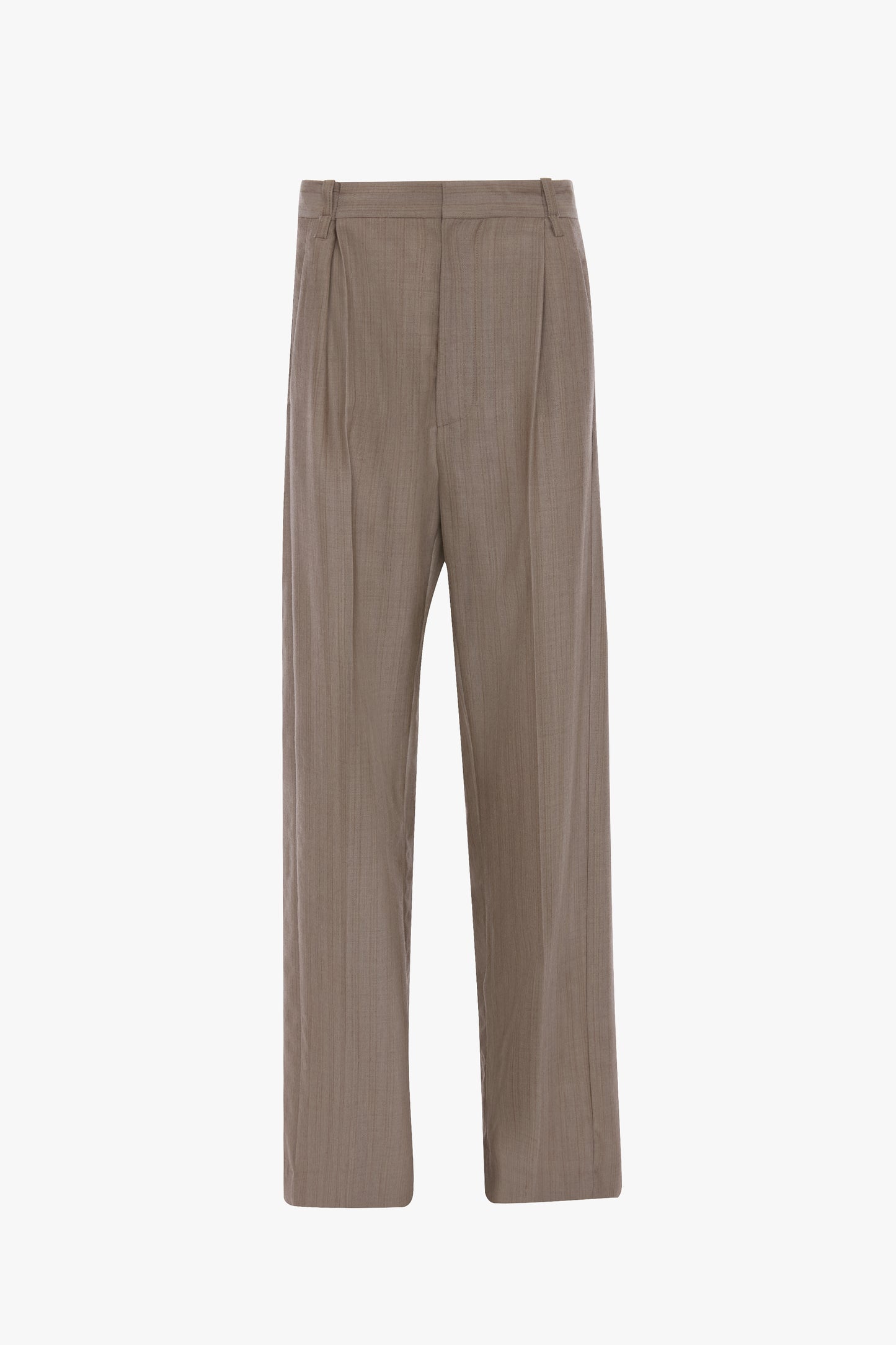 Pleated Waist Trouser In Limestone