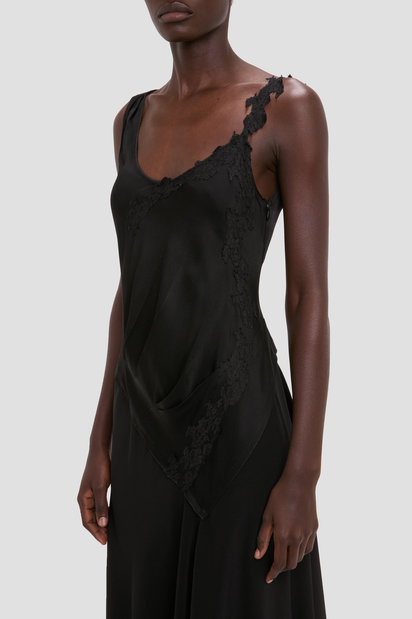 Lace Dress In Black