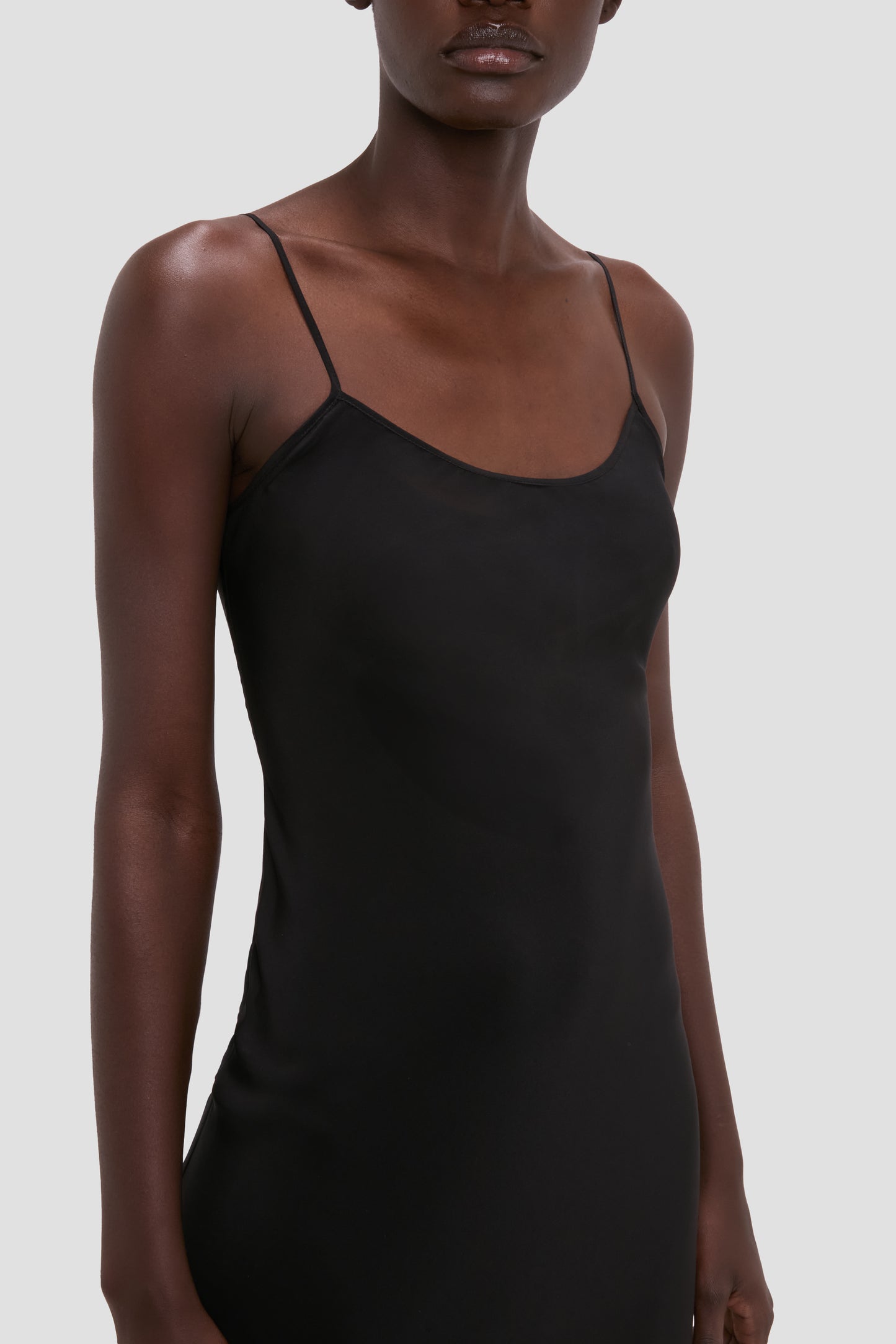 Cami Midi Dress In Black