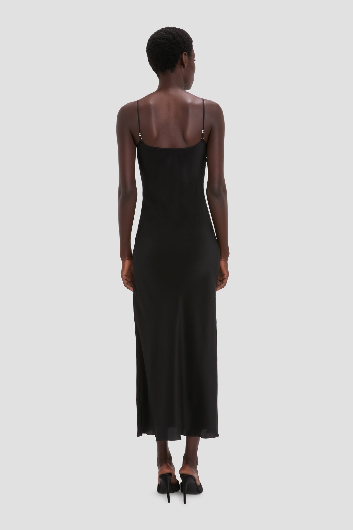 Cami Midi Dress In Black