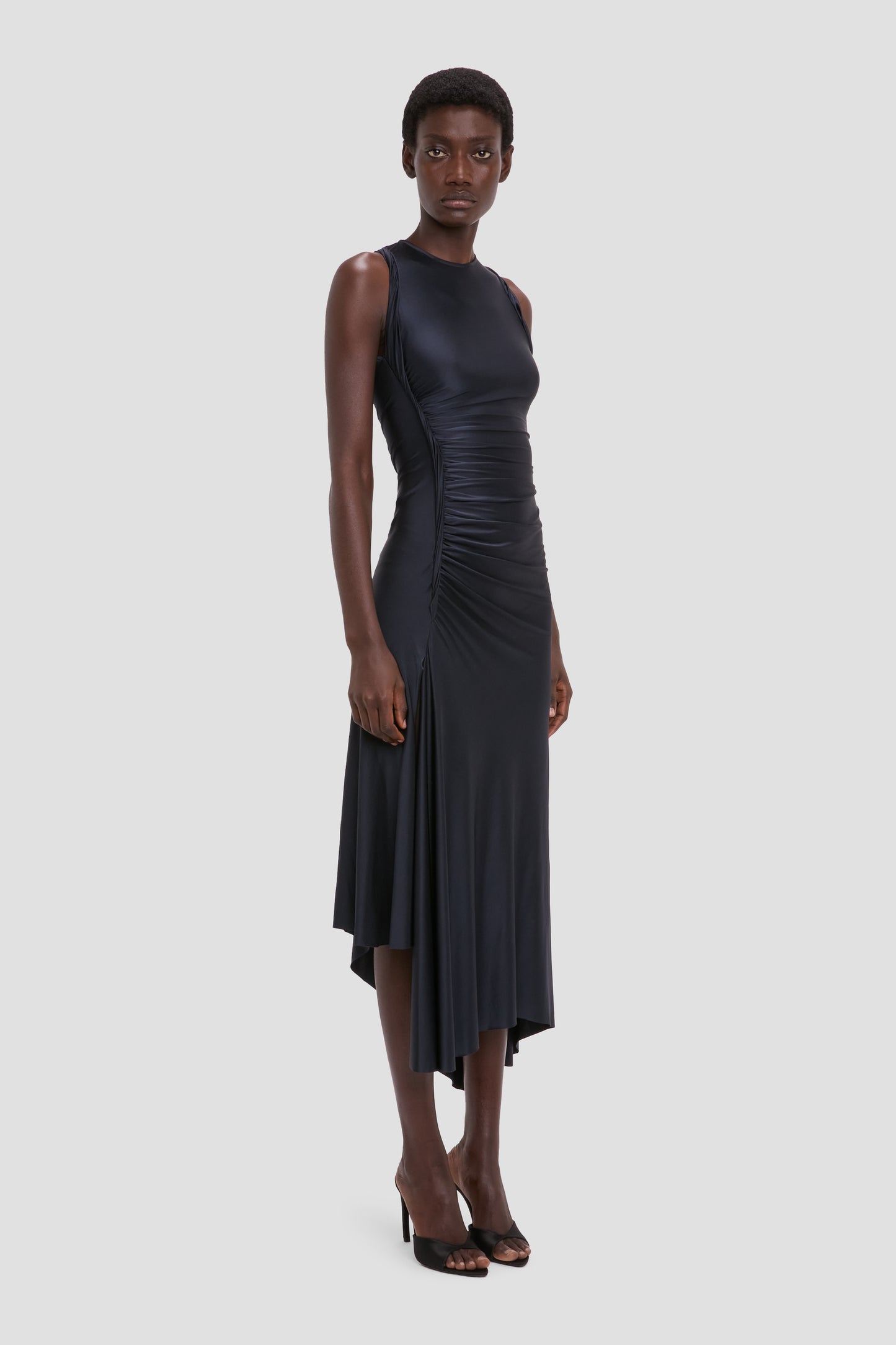 Twist Dress In Navy