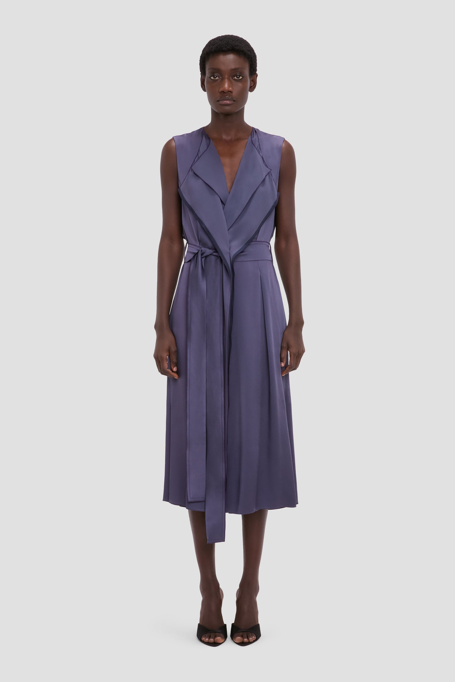 Sybil Midi Dress In Eclipse