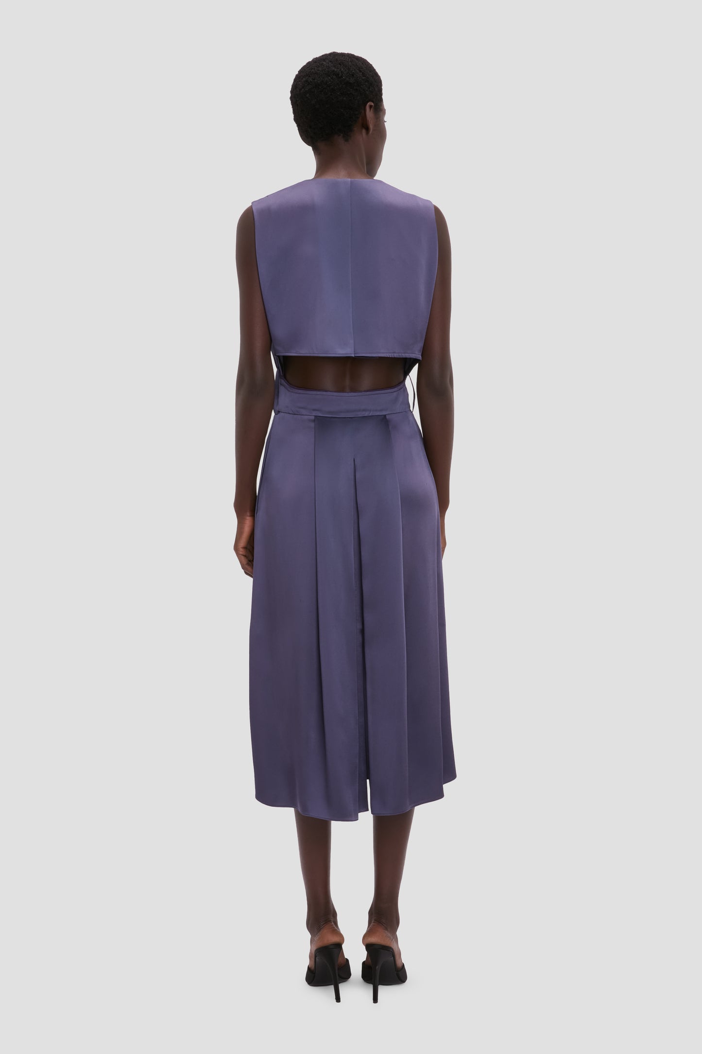 Sybil Midi Dress In Eclipse