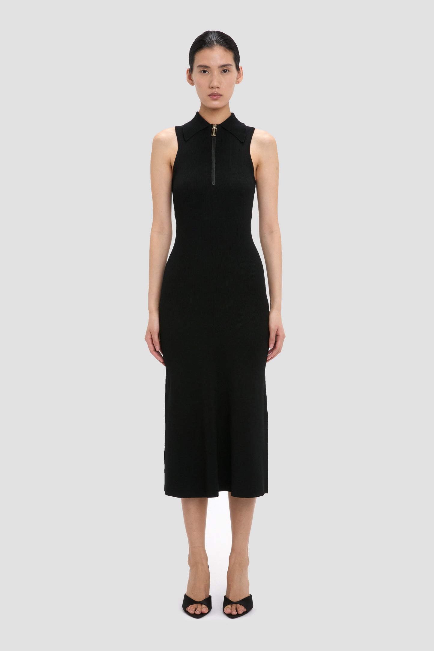 Mira Midi Dress In Black