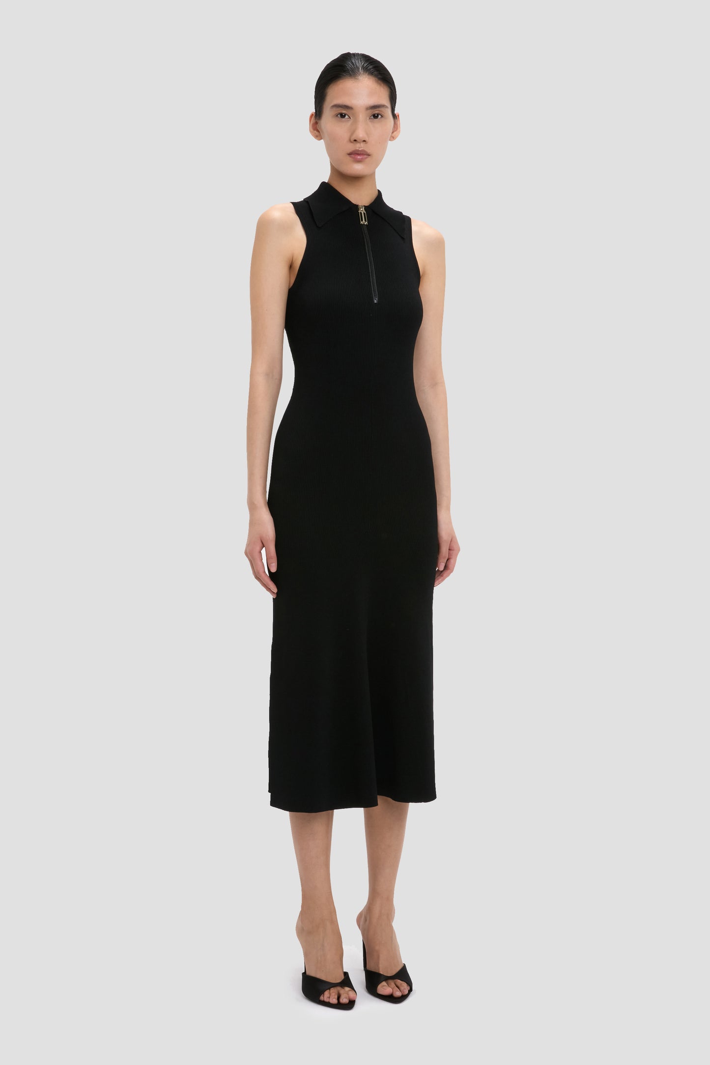 Mira Midi Dress In Black