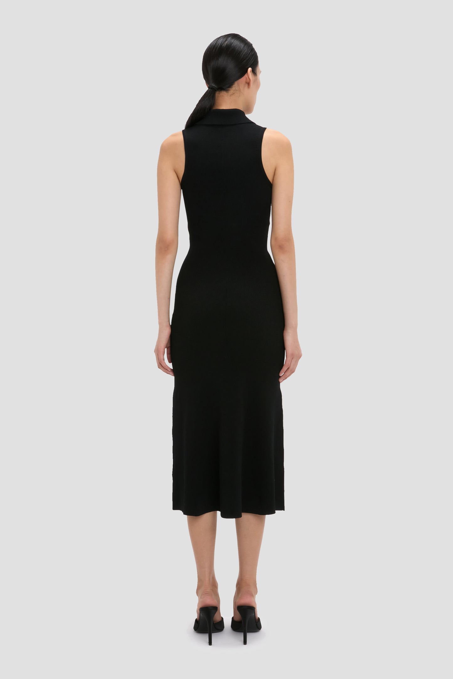 Mira Midi Dress In Black
