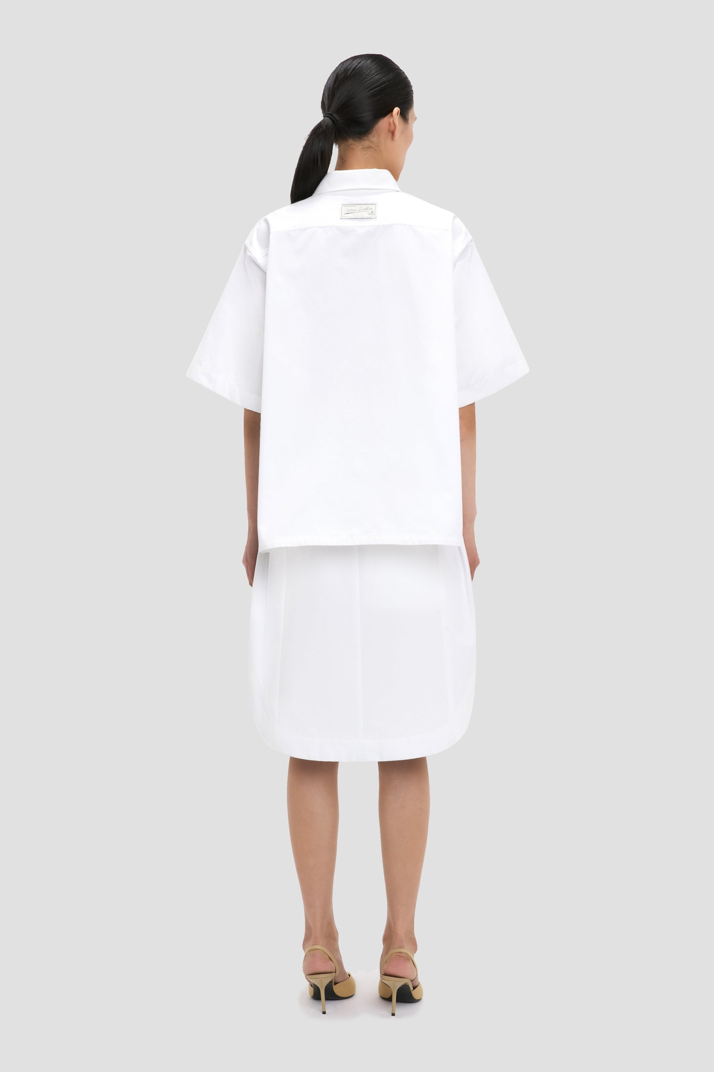 Trapeze Shirt In Optic White