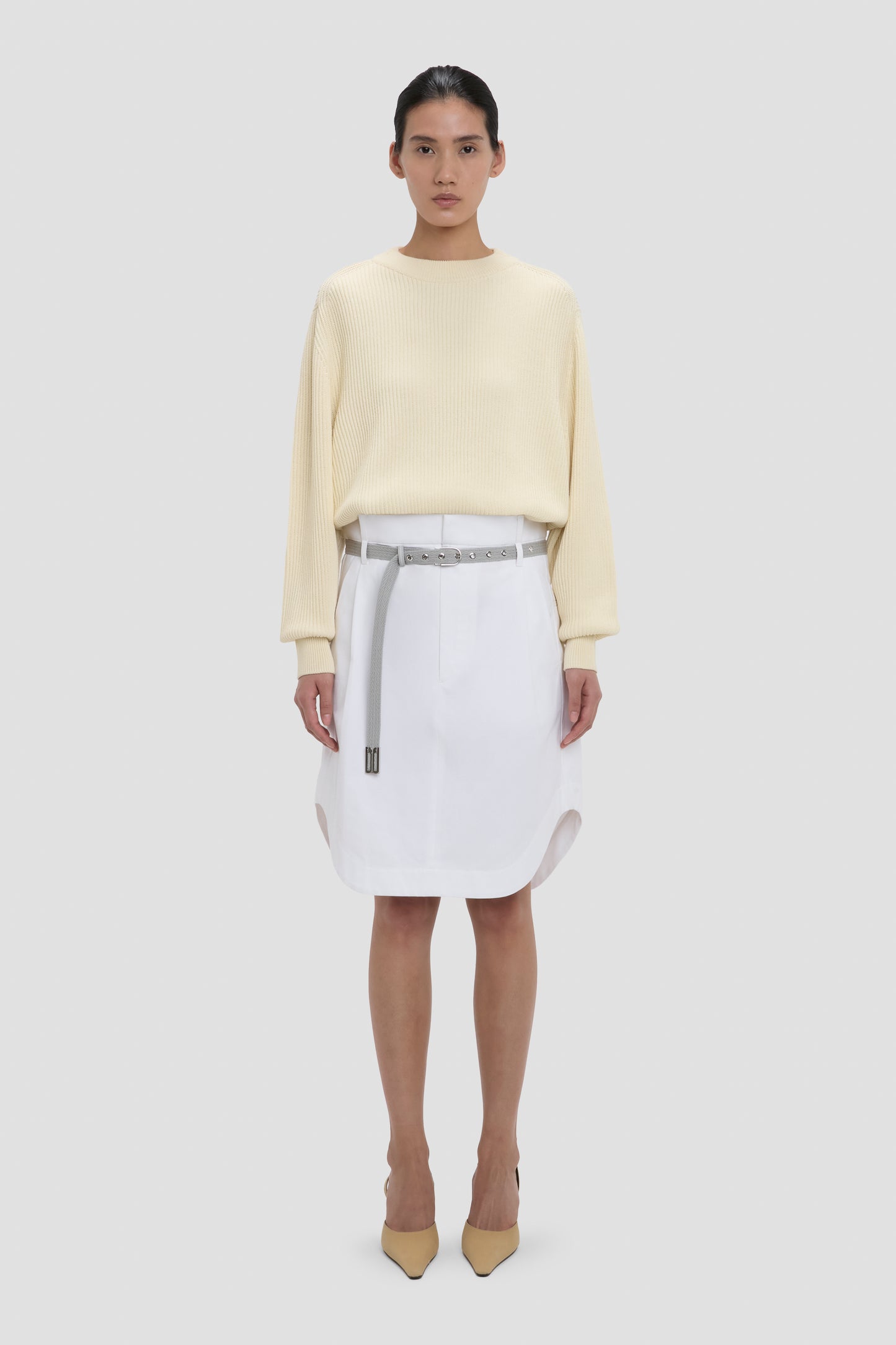 Cargo Skirt In Optic White