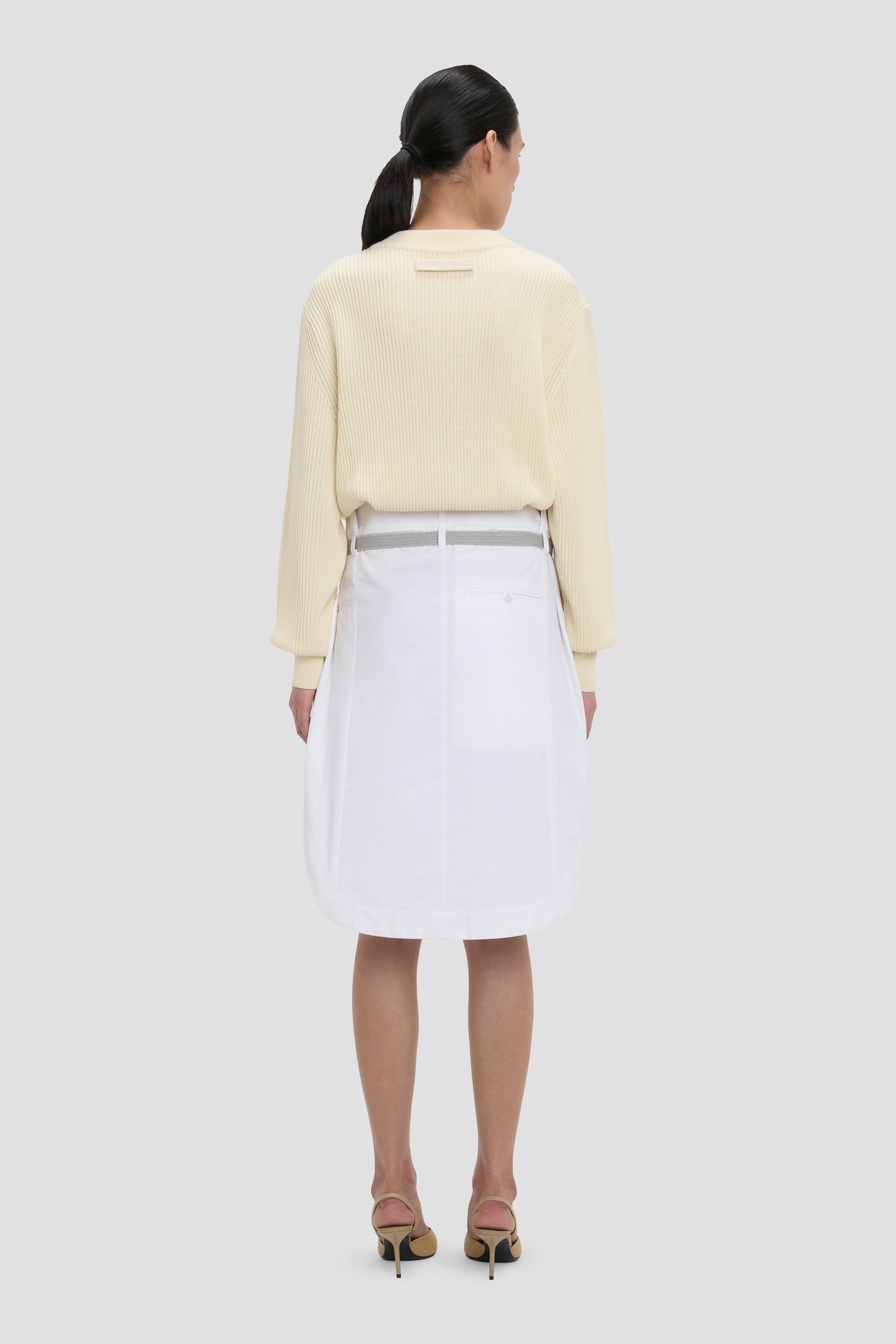 Cargo Skirt In Optic White