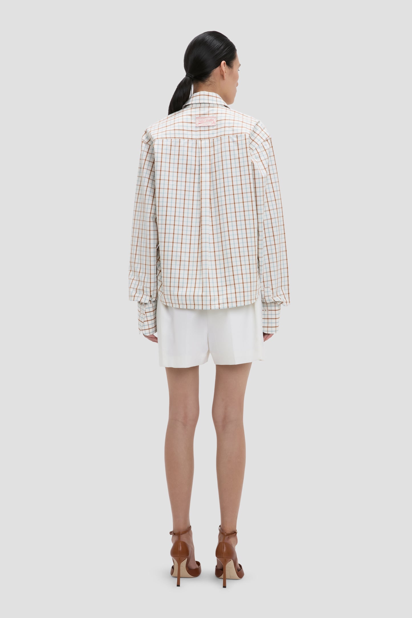 Ellys Shirt In Multi-White Check