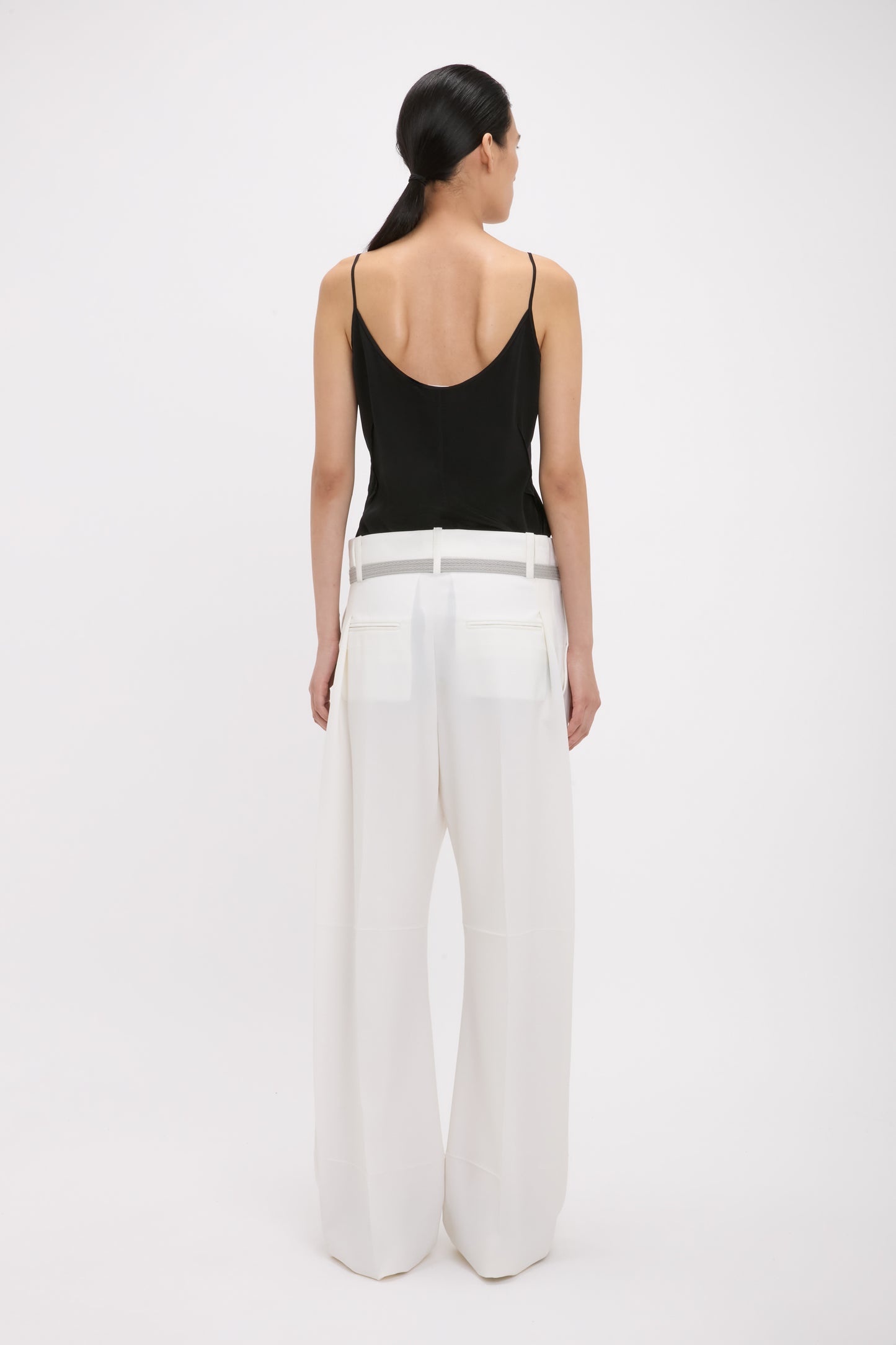 Rouleaux Cami Top In Black