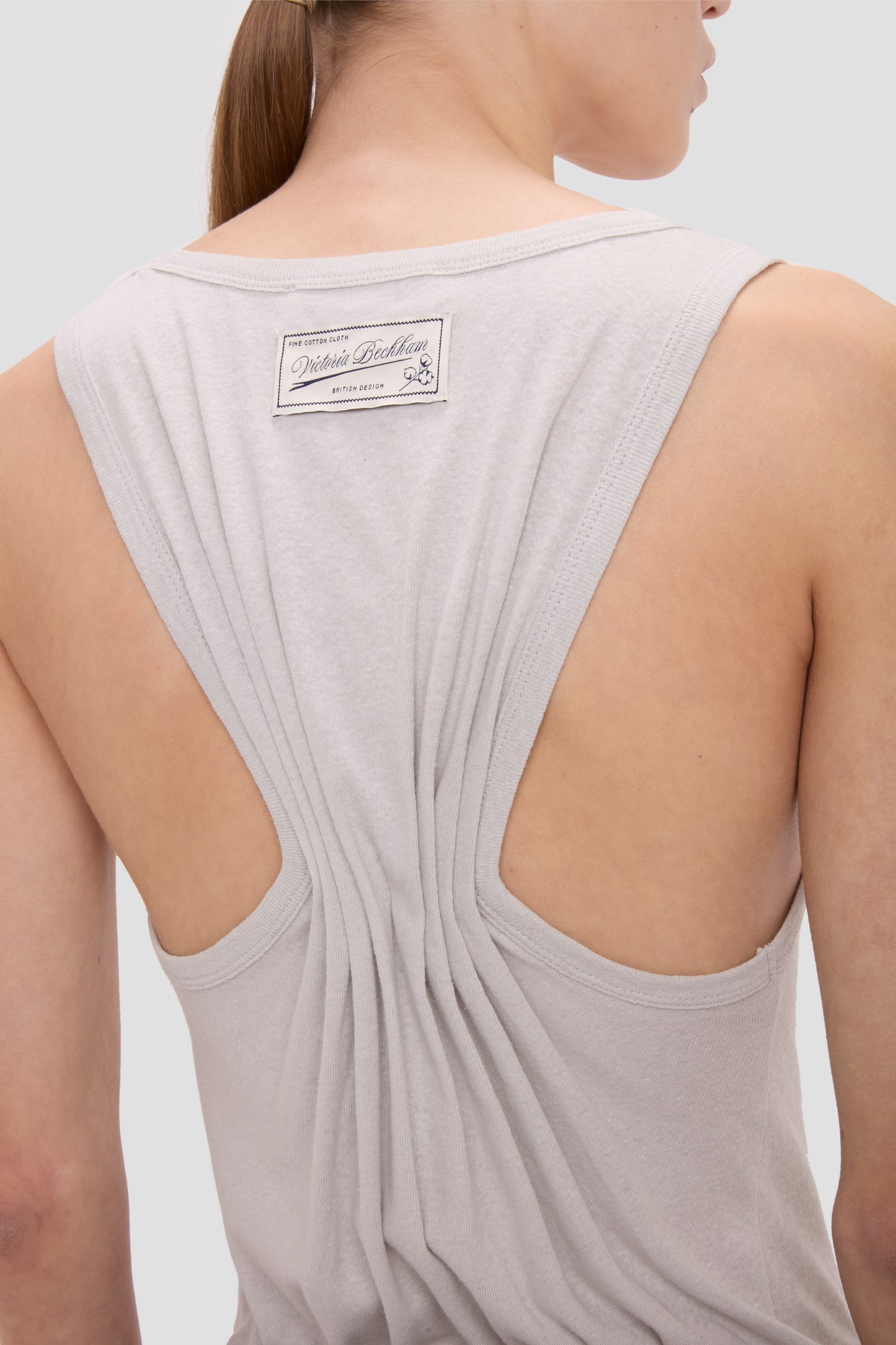 Split Tank Top In Magnesium