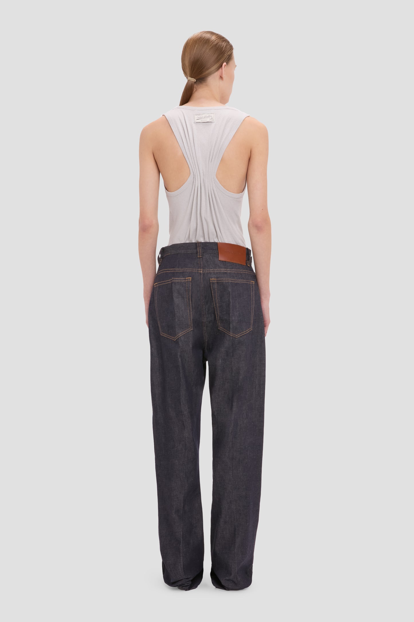 Split Tank Top In Magnesium