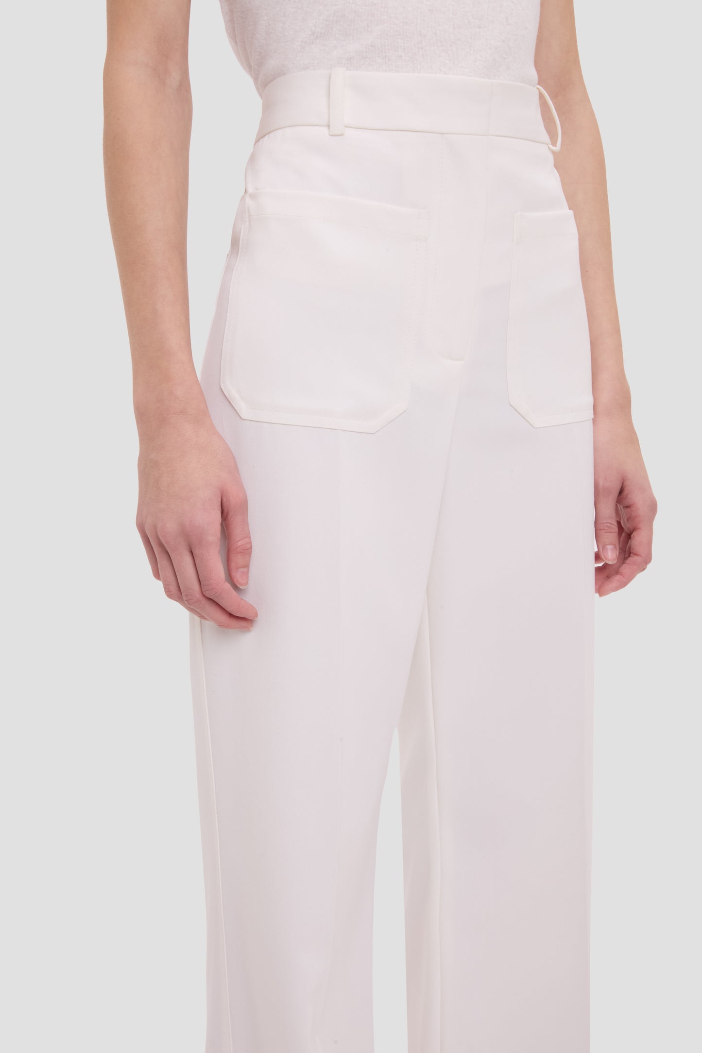 Alina Trouser In Ivory