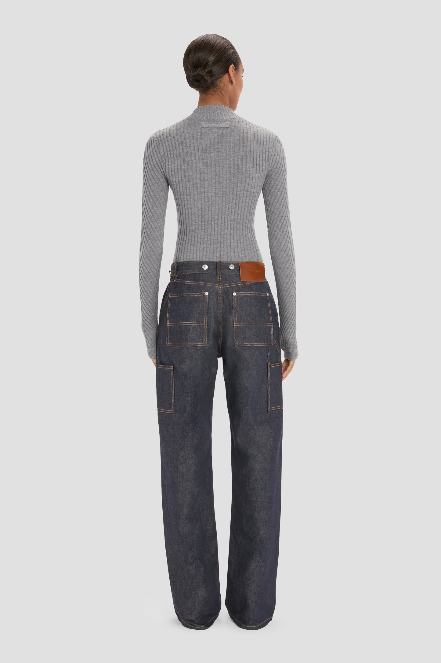 Panelled Jean In Indigo