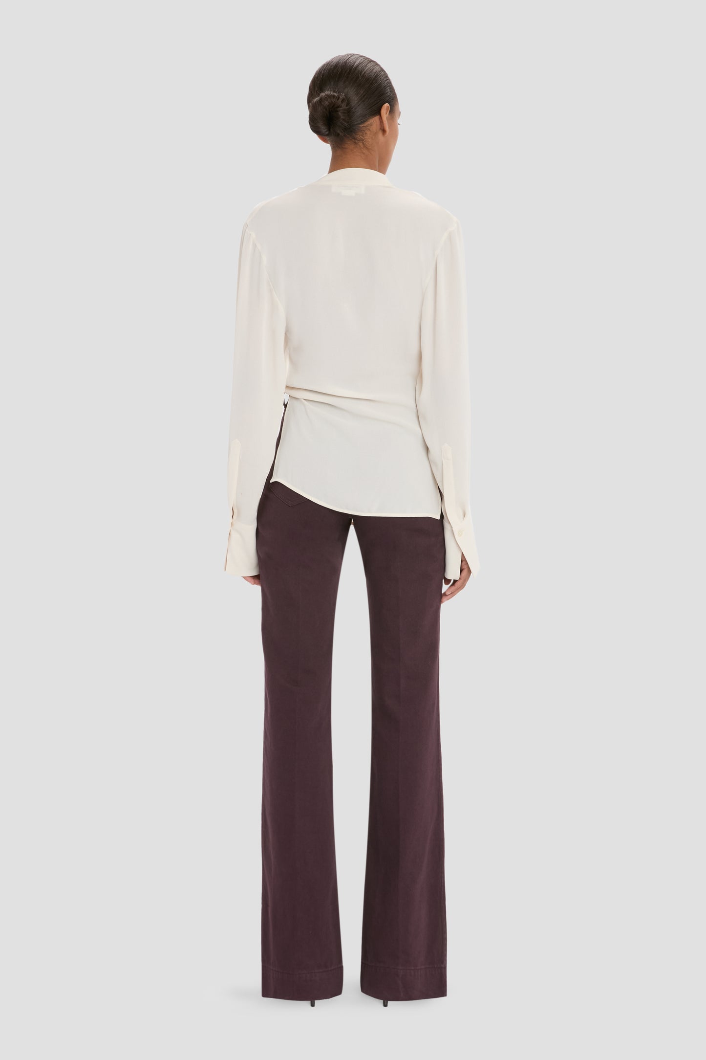Seam Detail Blouse In Elderflower