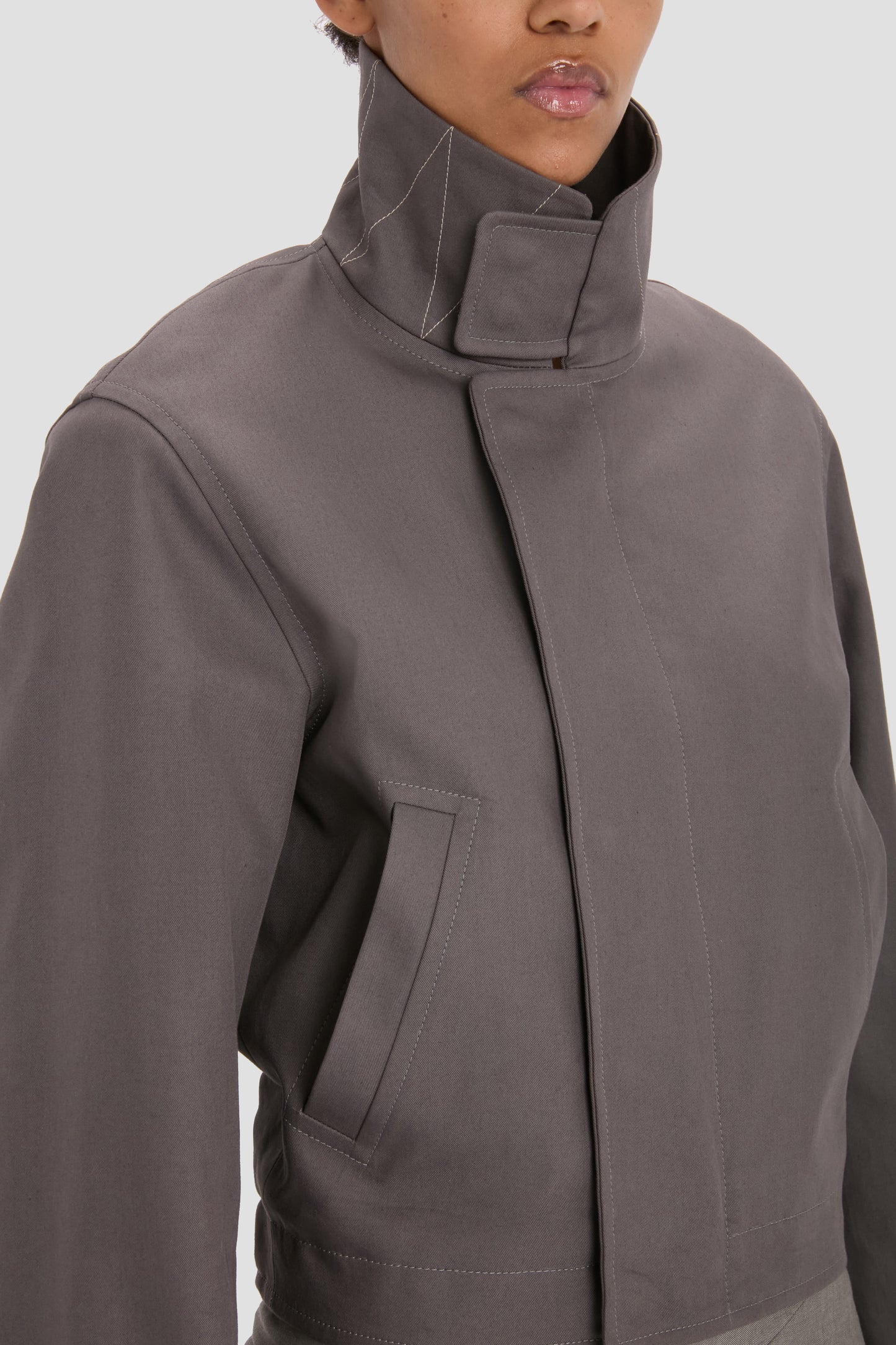 Bomber Jacket In Ore