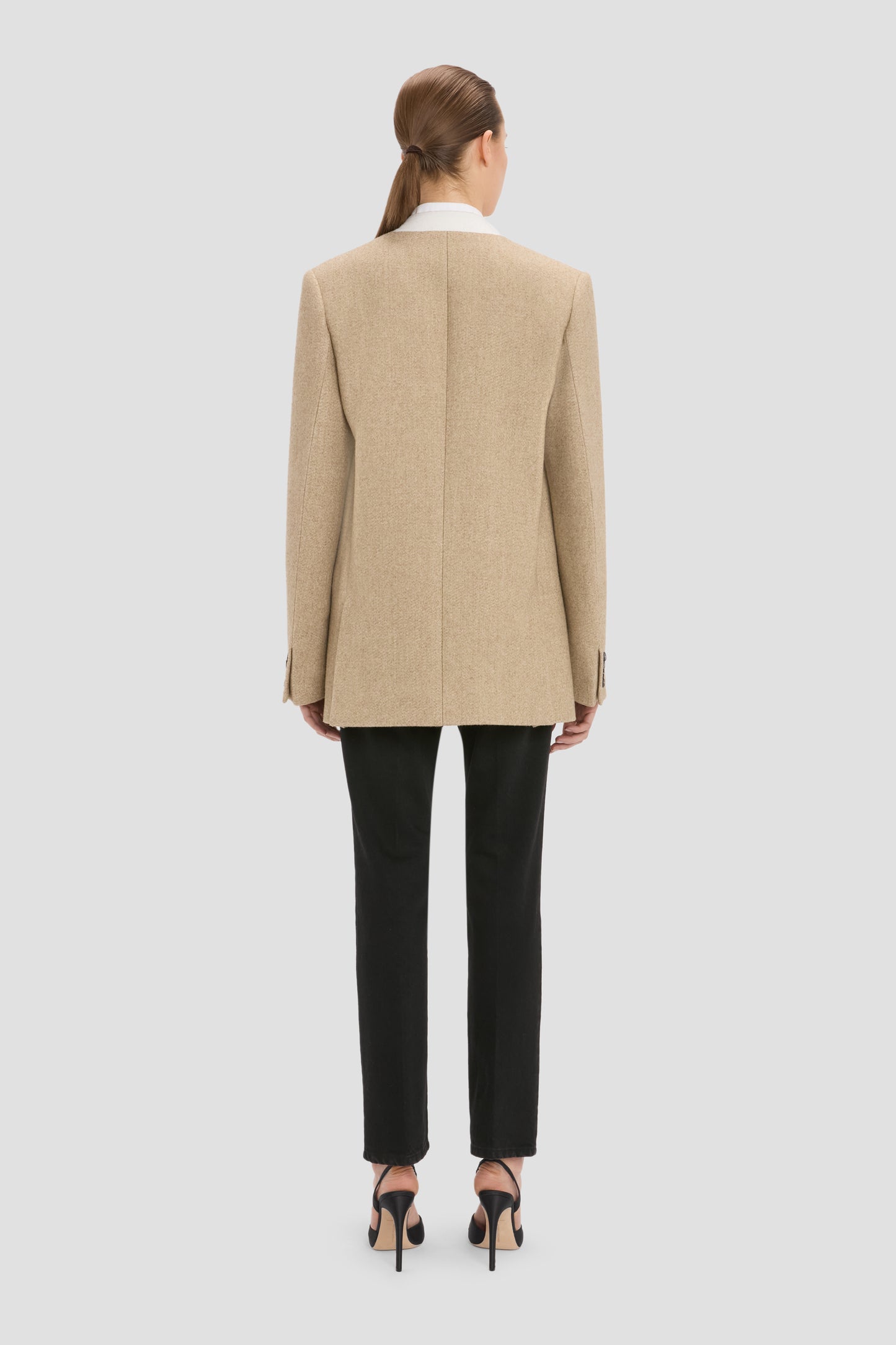 Beatrice Jacket In Camel Melange