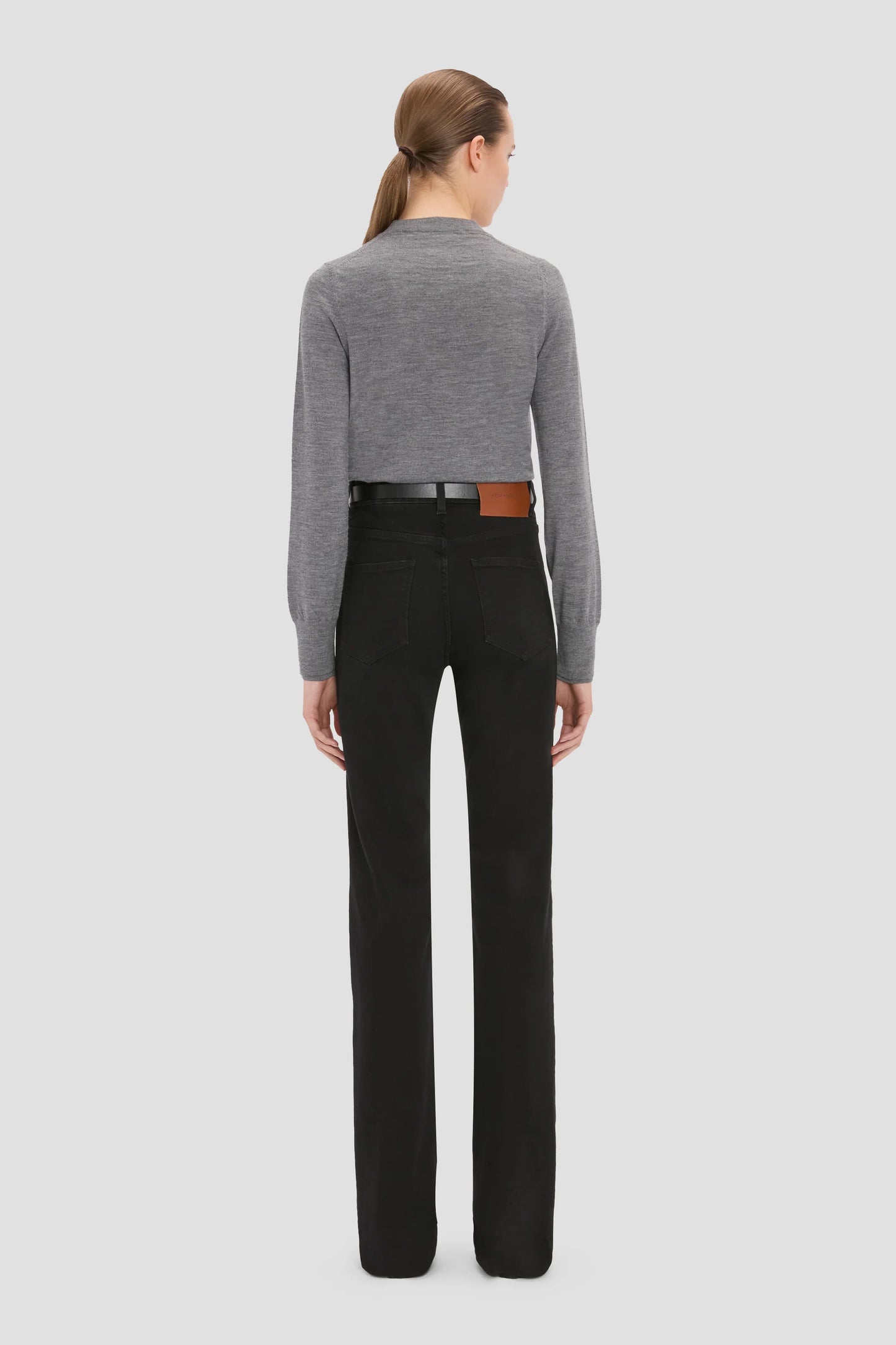 Austen Jumper In Grey Marl